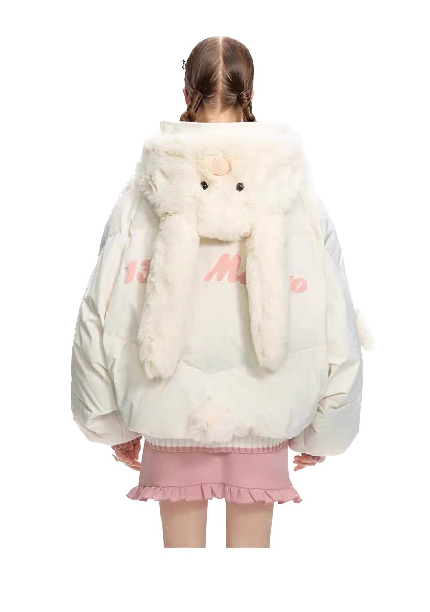 13DE MARZO White Doozoo Cosplay Down Jacket | MADA IN CHINA