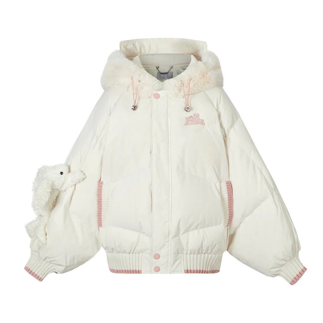 13DE MARZO White Doozoo Cosplay Down Jacket | MADA IN CHINA