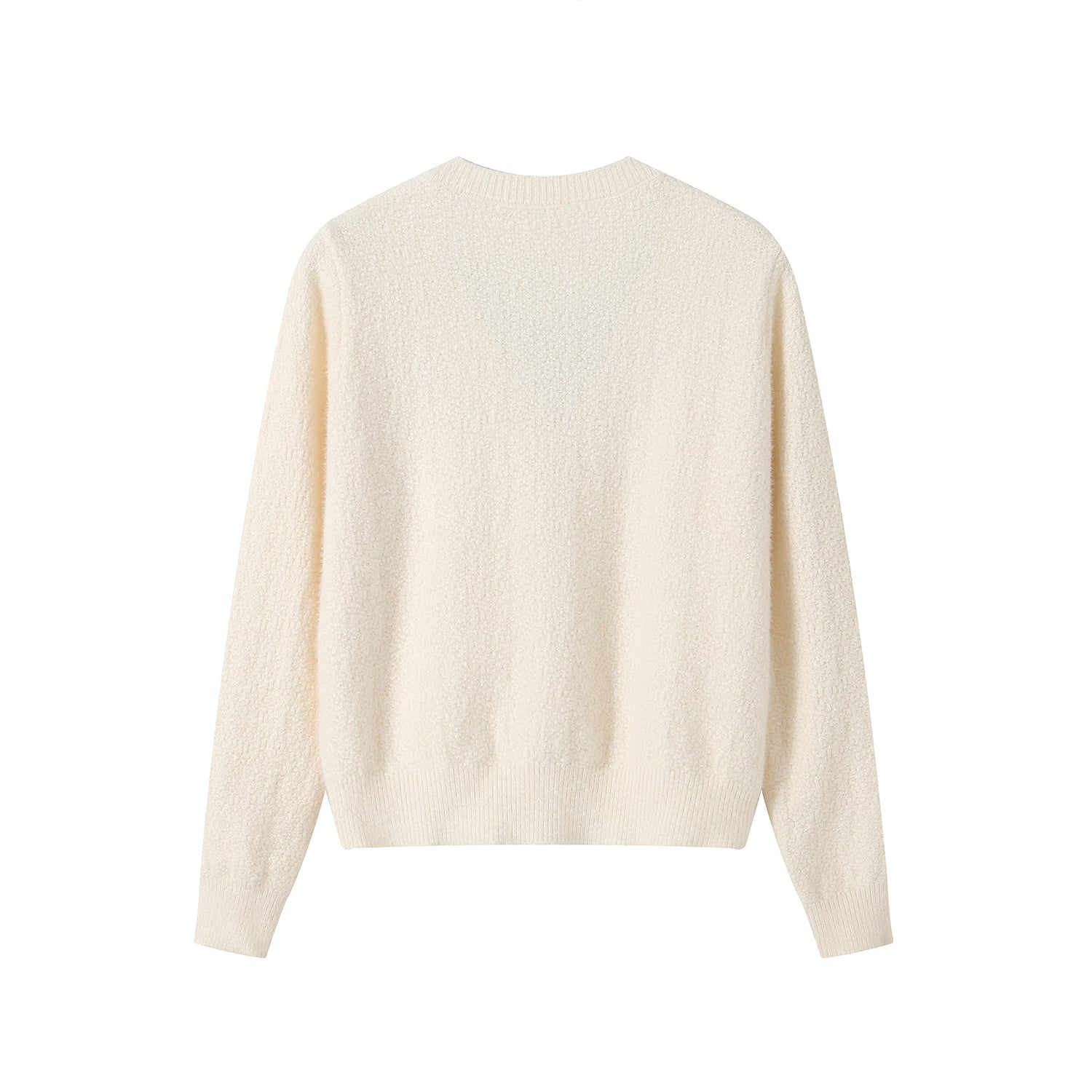 SOMESOWE White Drawstring Knit Top | MADA IN CHINA