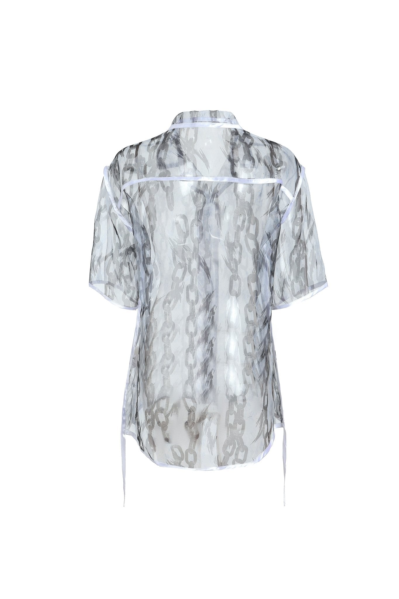 SULVAM White Half Sleeve Shirt | MADA IN CHINA