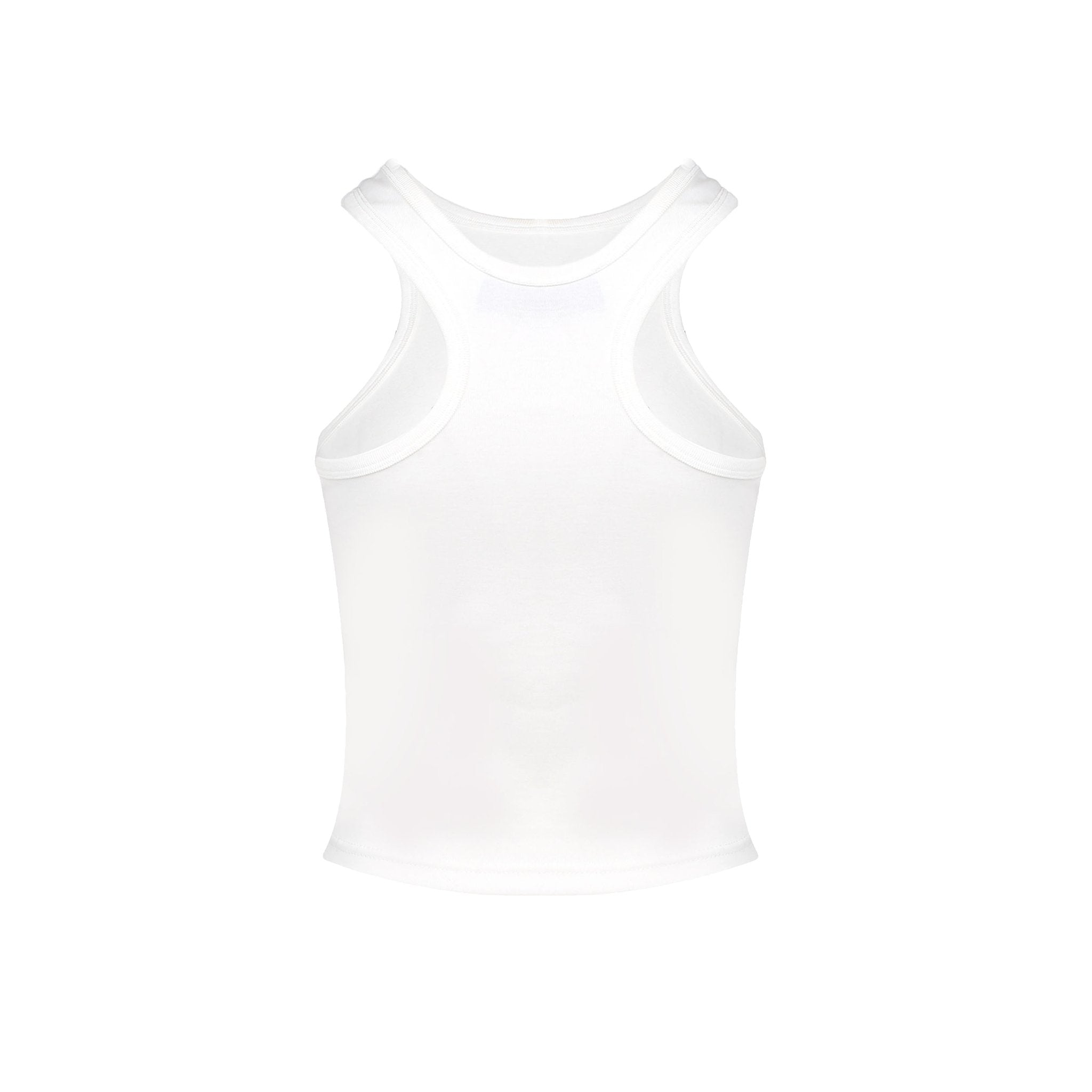 ANN ANDELMAN White Irregular Vest | MADA IN CHINA