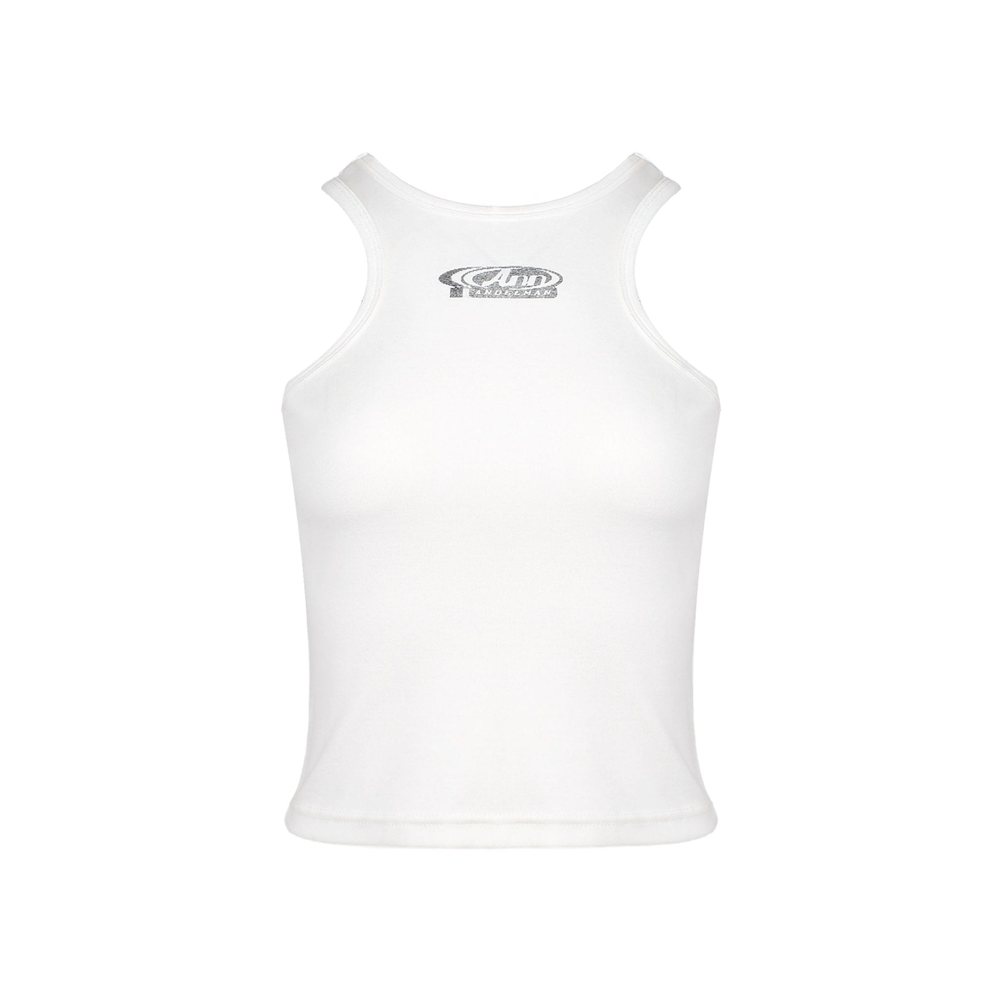 ANN ANDELMAN White Irregular Vest | MADA IN CHINA