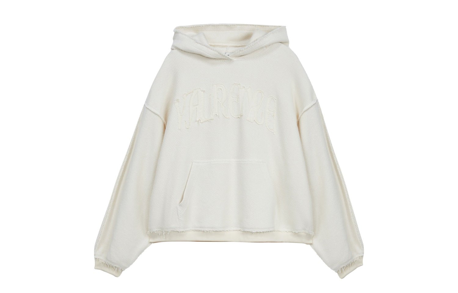 VANN VALRENCÉ White Patches Hoodie | MADA IN CHINA