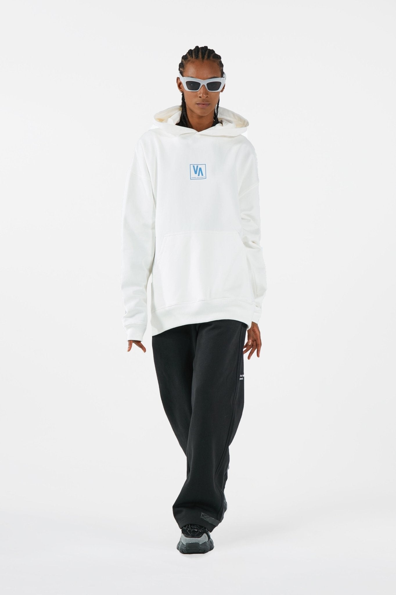 VANN VALRENCÉ White Structure Combination Hoodie | MADA IN CHINA