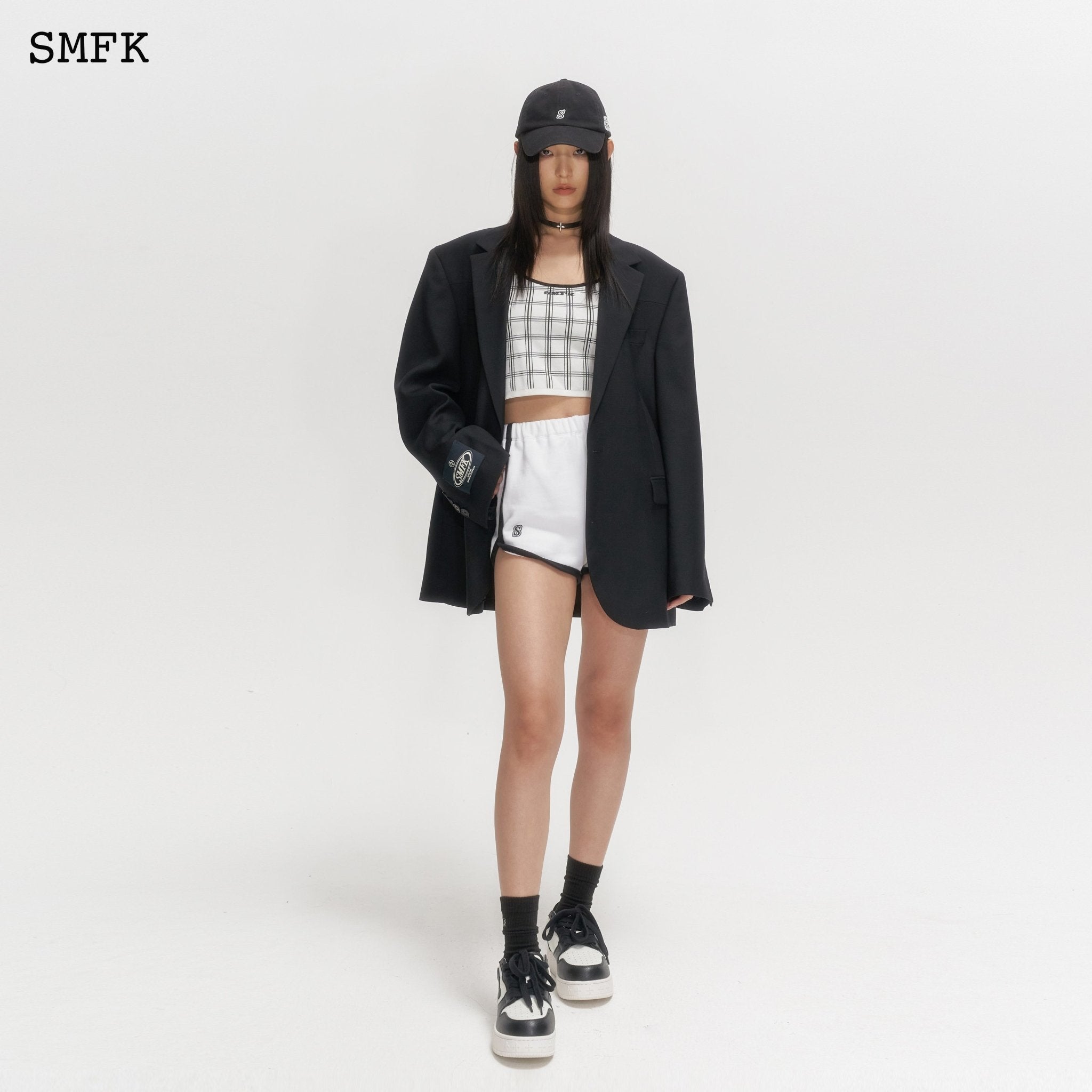 SMFK Wild World Mirroring Black Wool Jacket | MADA IN CHINA