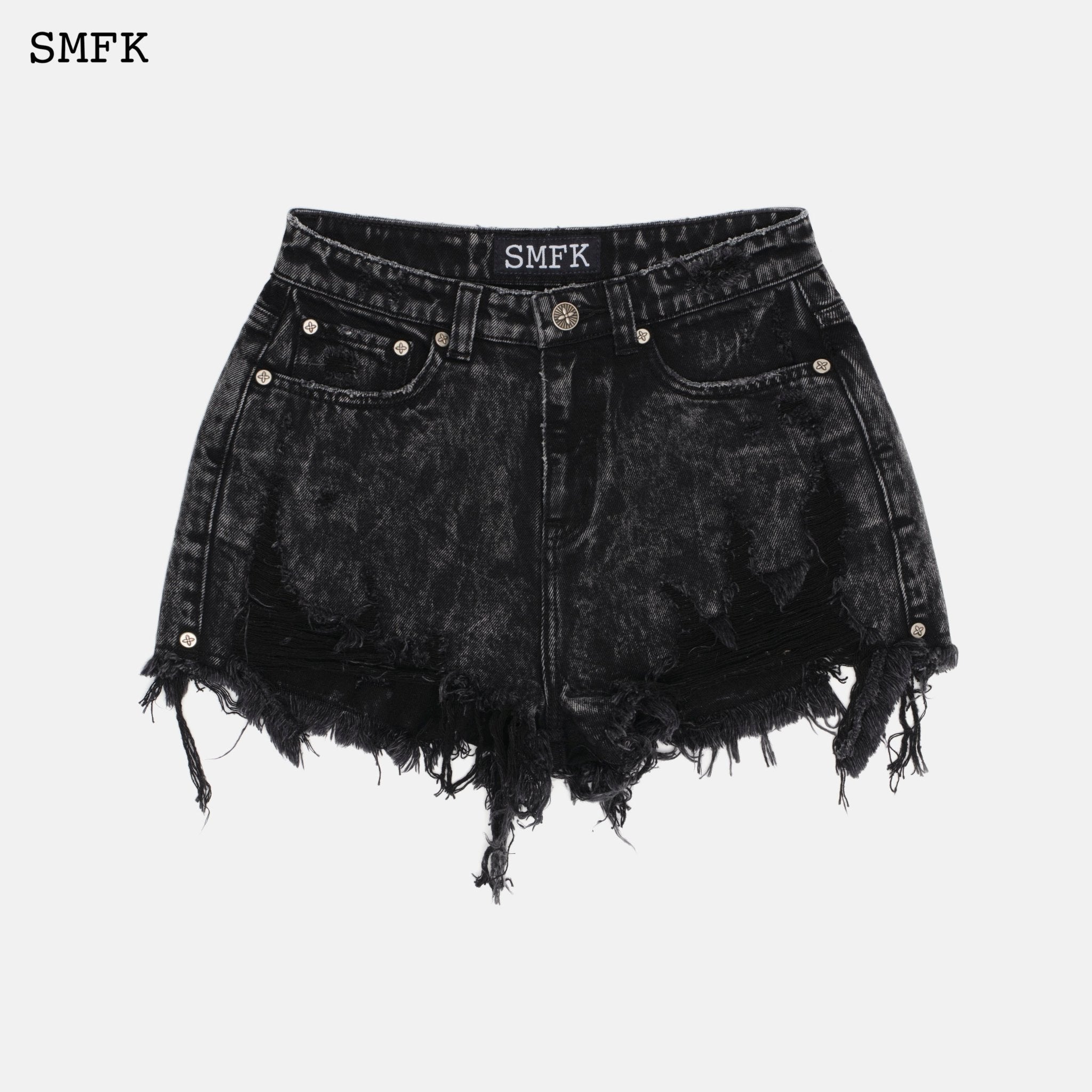 SMFK Wild World Short Black Jeans | MADA IN CHINA