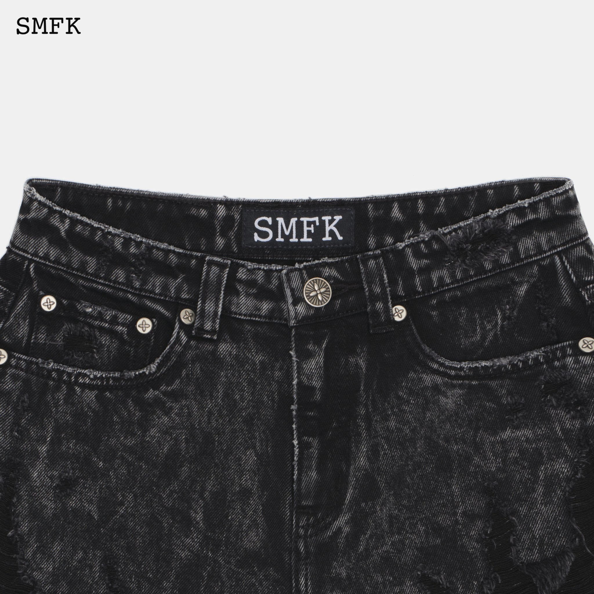 SMFK Wild World Short Black Jeans | MADA IN CHINA