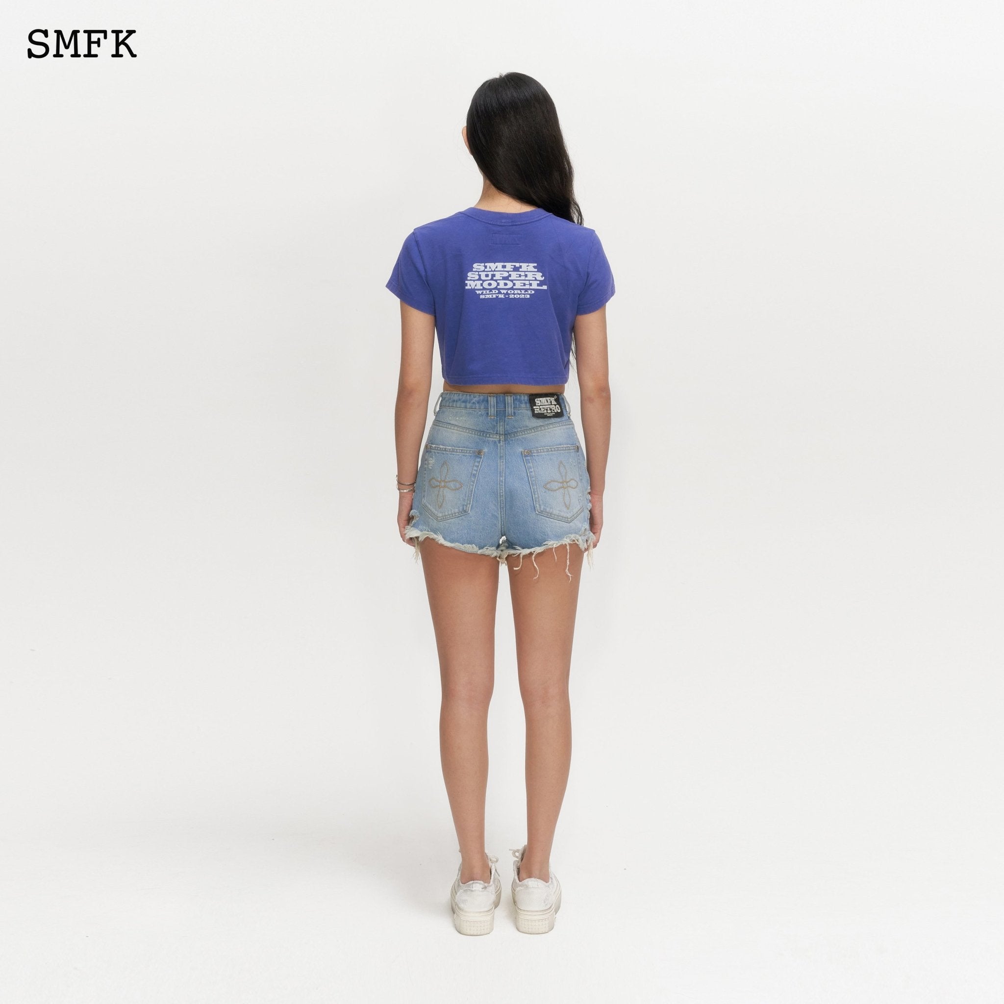 SMFK Wild World Short Blue Jeans | MADA IN CHINA