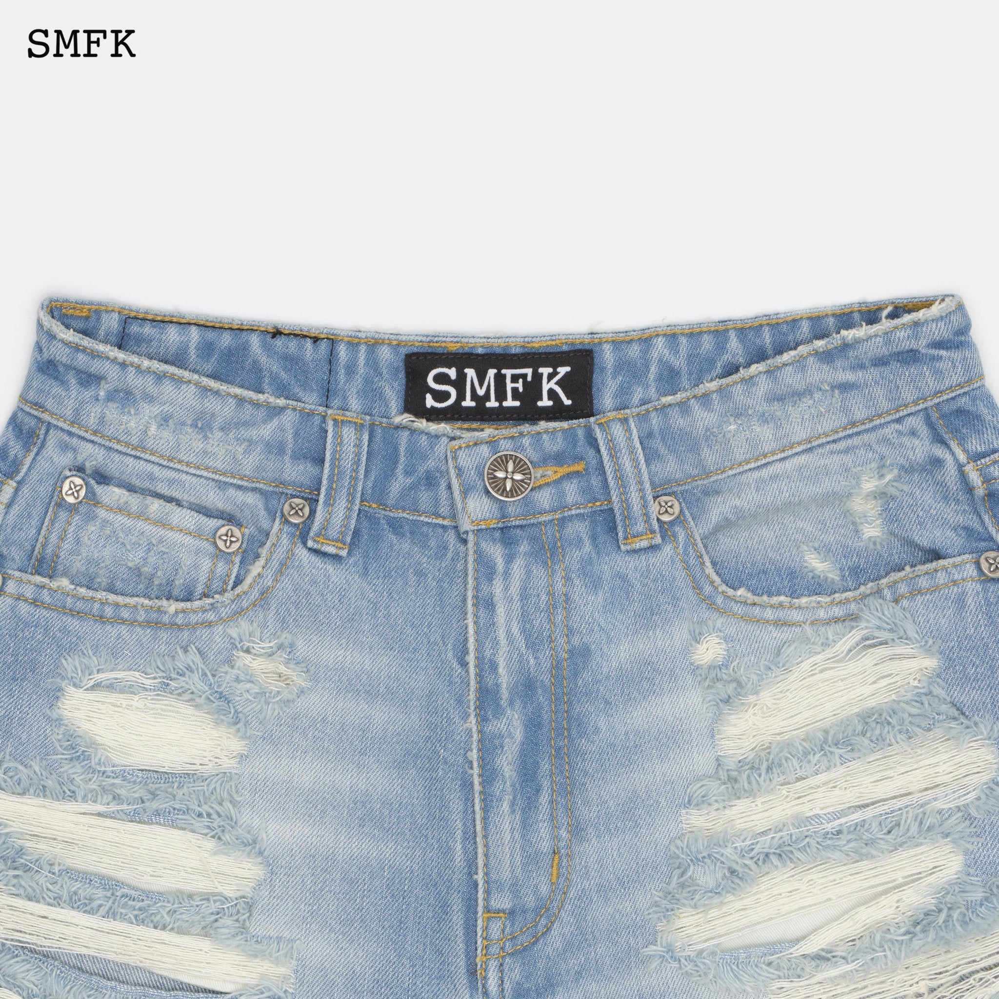 SMFK Wild World Short Blue Jeans | MADA IN CHINA