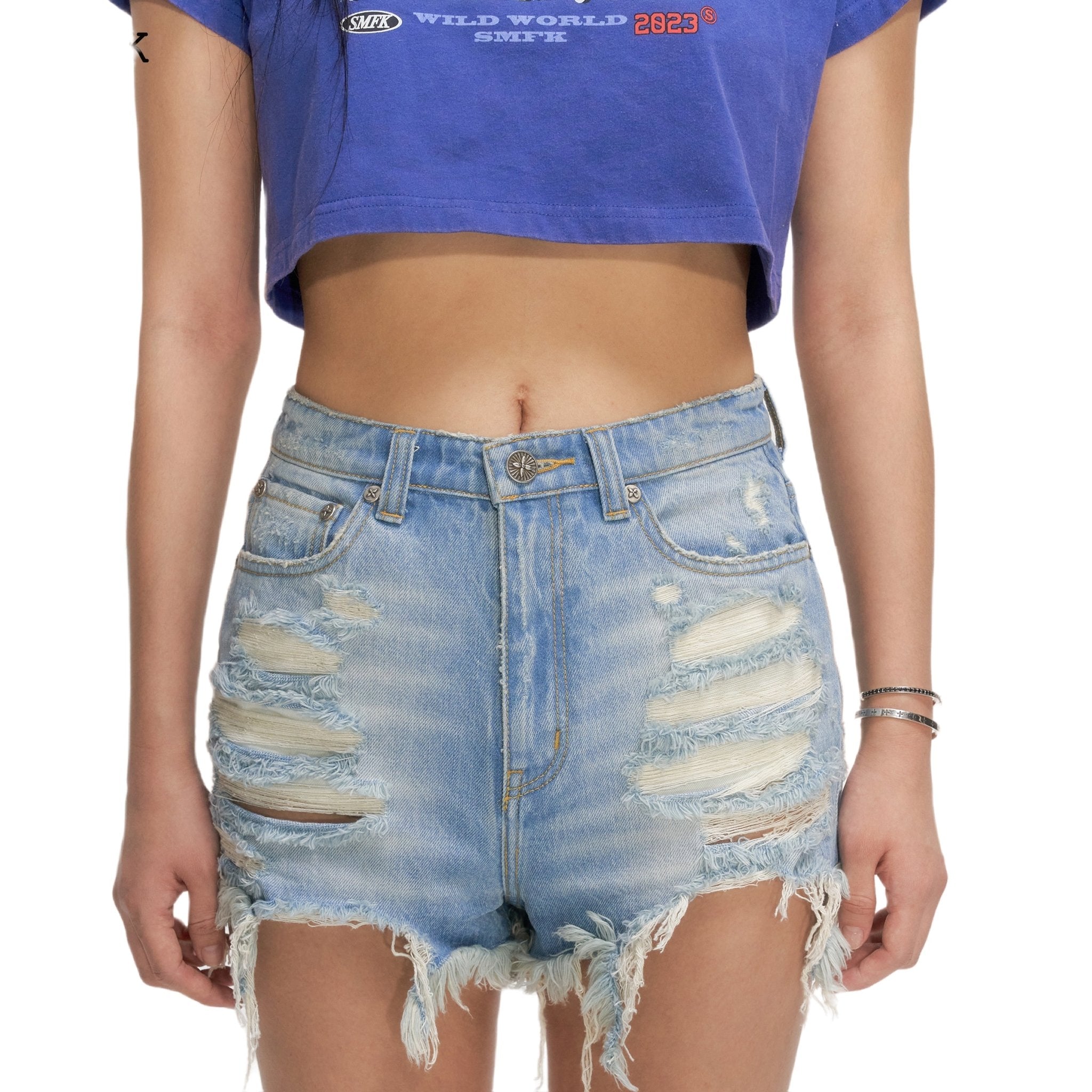 SMFK Wild World Short Blue Jeans | MADA IN CHINA