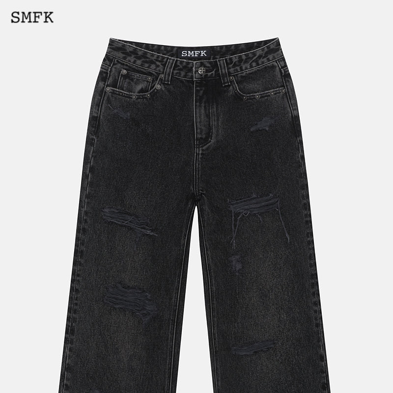 SMFK Wild World Wandering Jeans Black | MADA IN CHINA