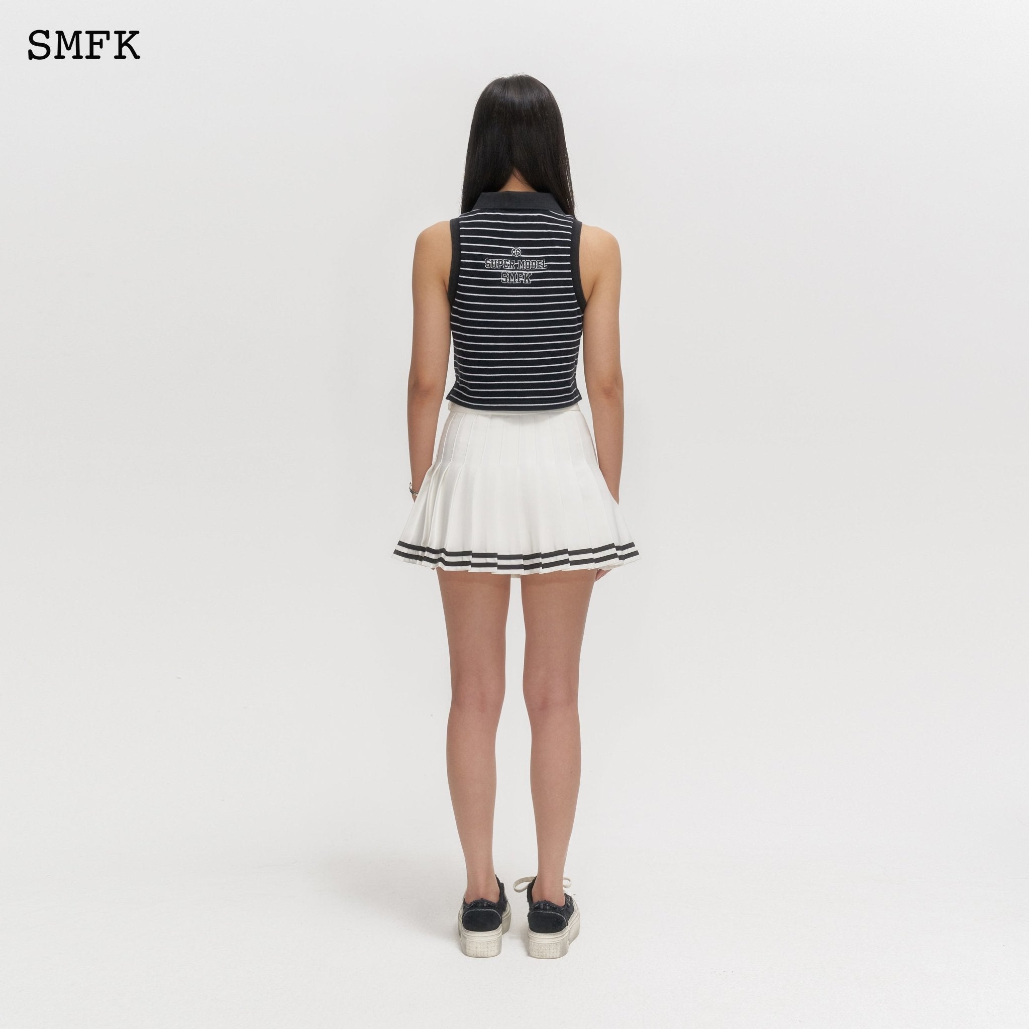 SMFK Wilderness Black Stripe Polo Vest | MADA IN CHINA