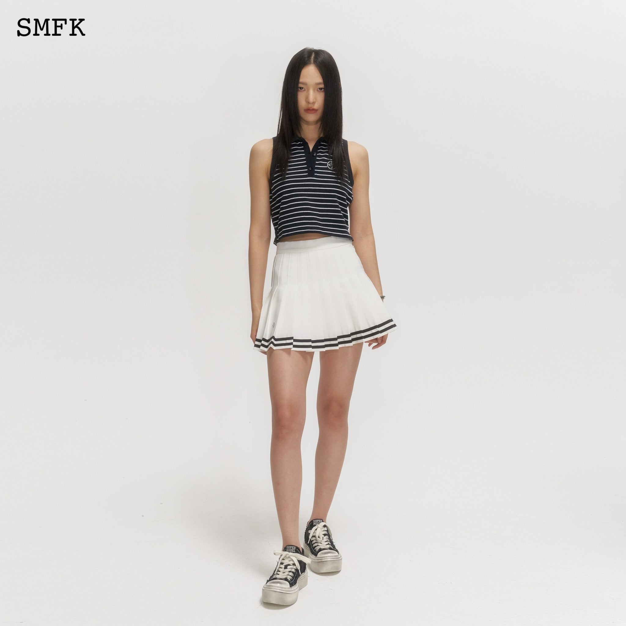 SMFK Wilderness Black Stripe Polo Vest | MADA IN CHINA