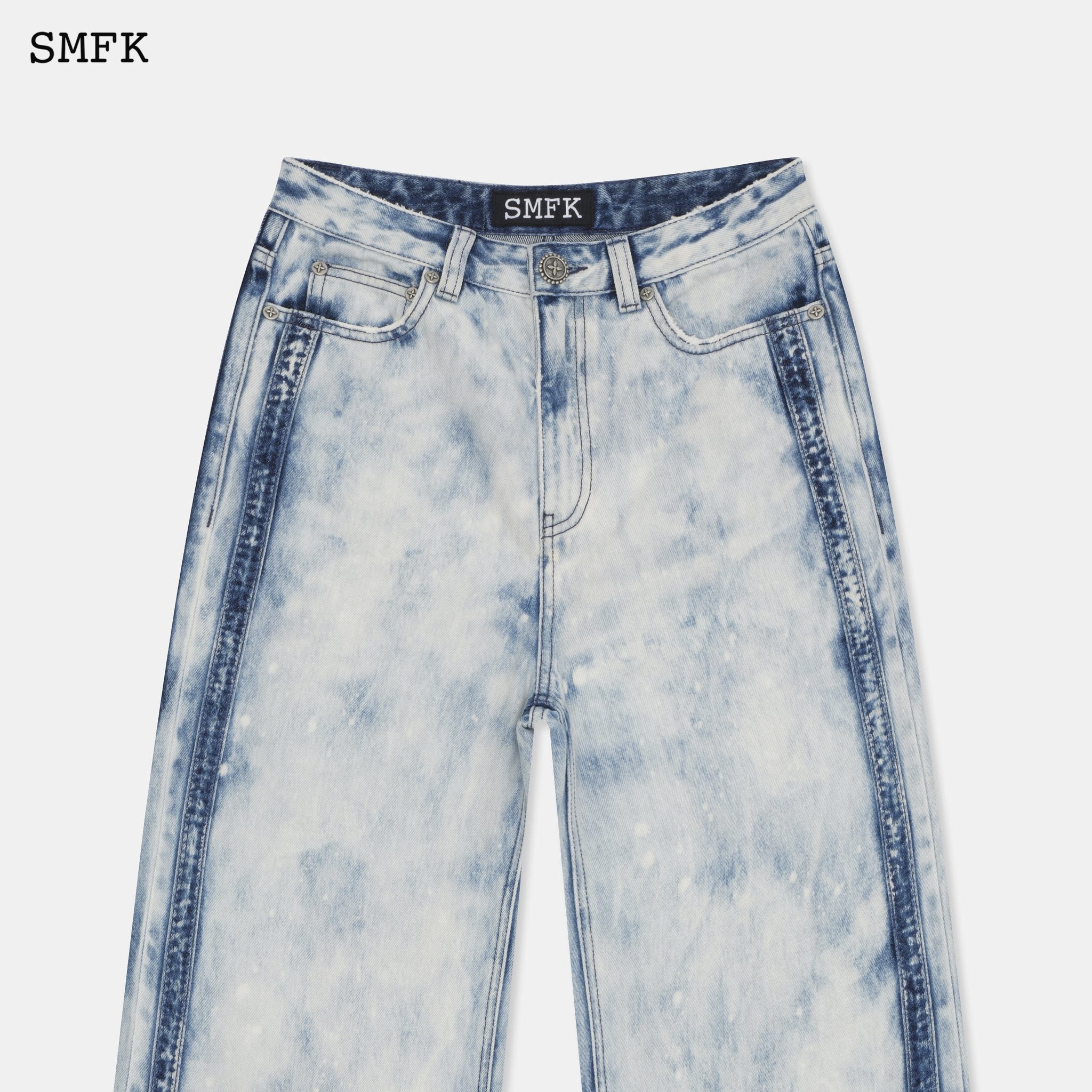 SMFK Wilderness Camouflage Blue Jeans | MADA IN CHINA