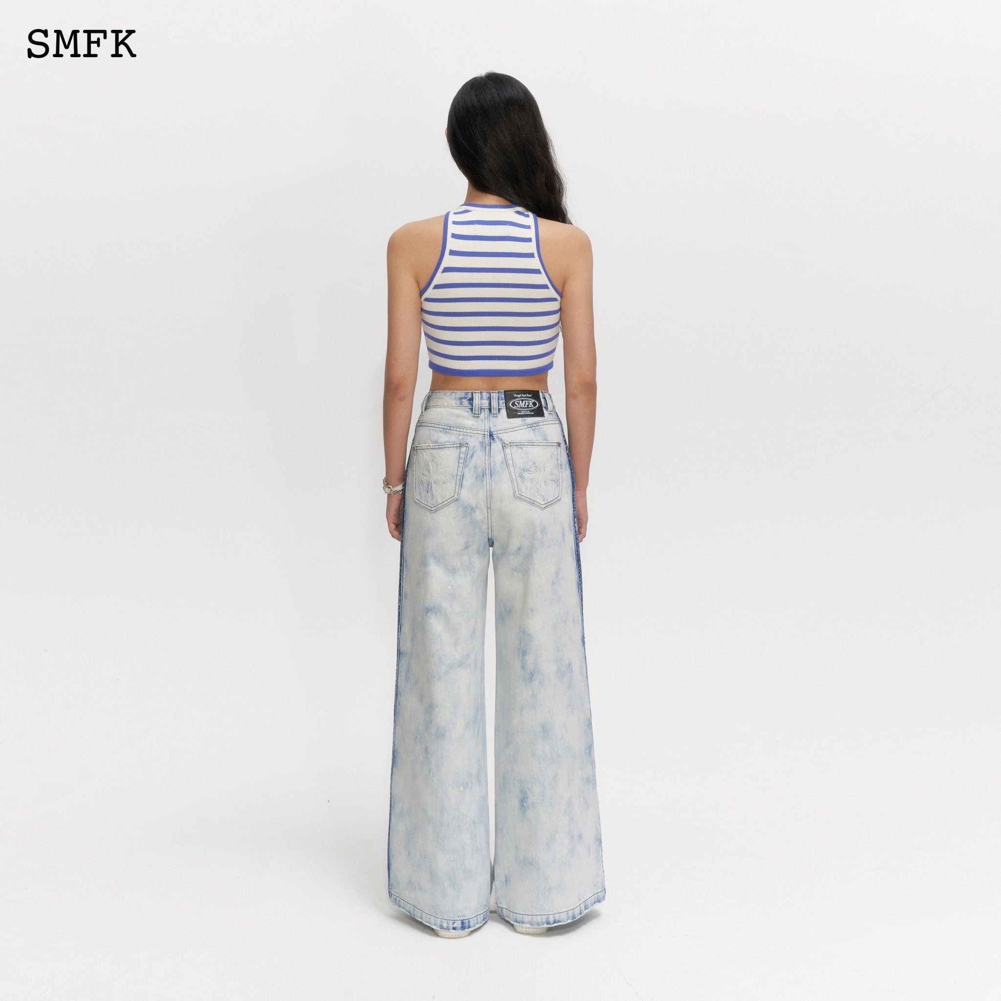 SMFK Wilderness Camouflage Blue Jeans | MADA IN CHINA