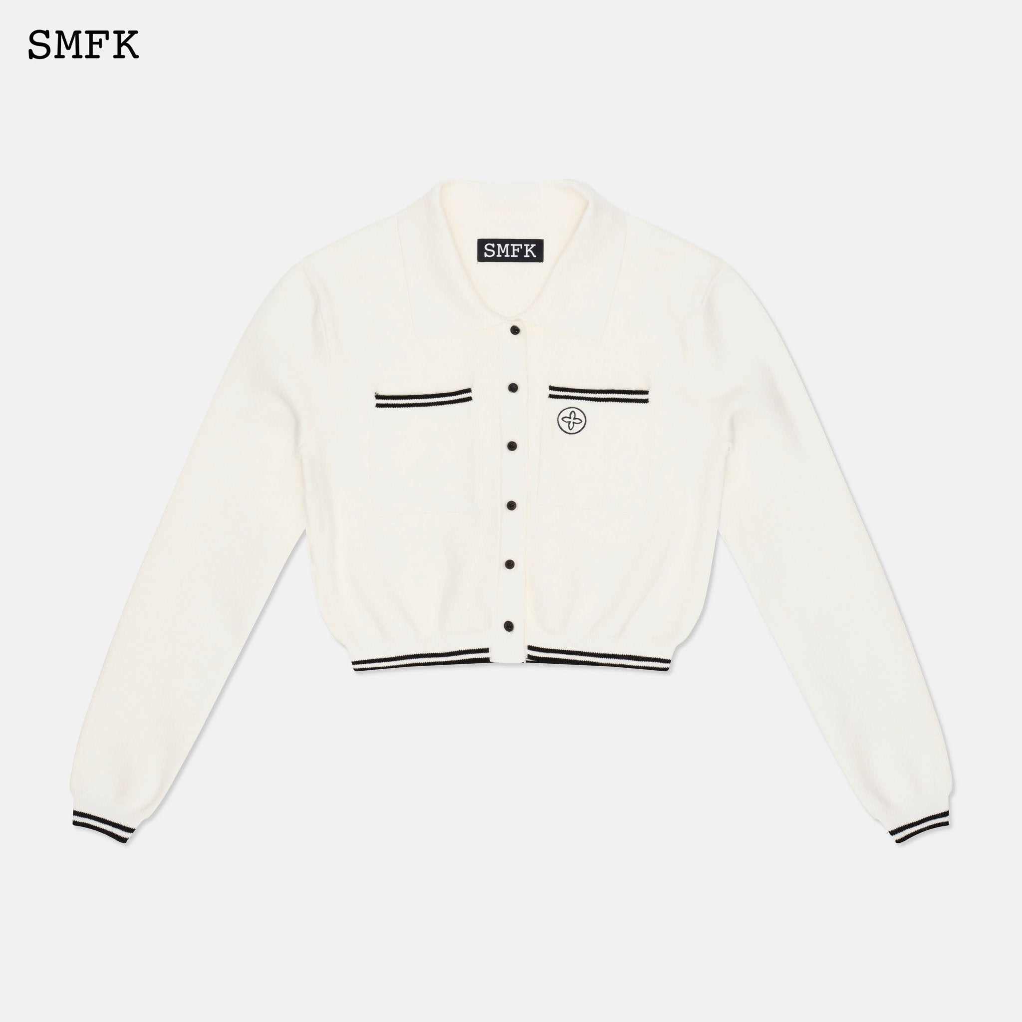 SMFK Wilderness Creamy White Knitted Hoodie | MADA IN CHINA