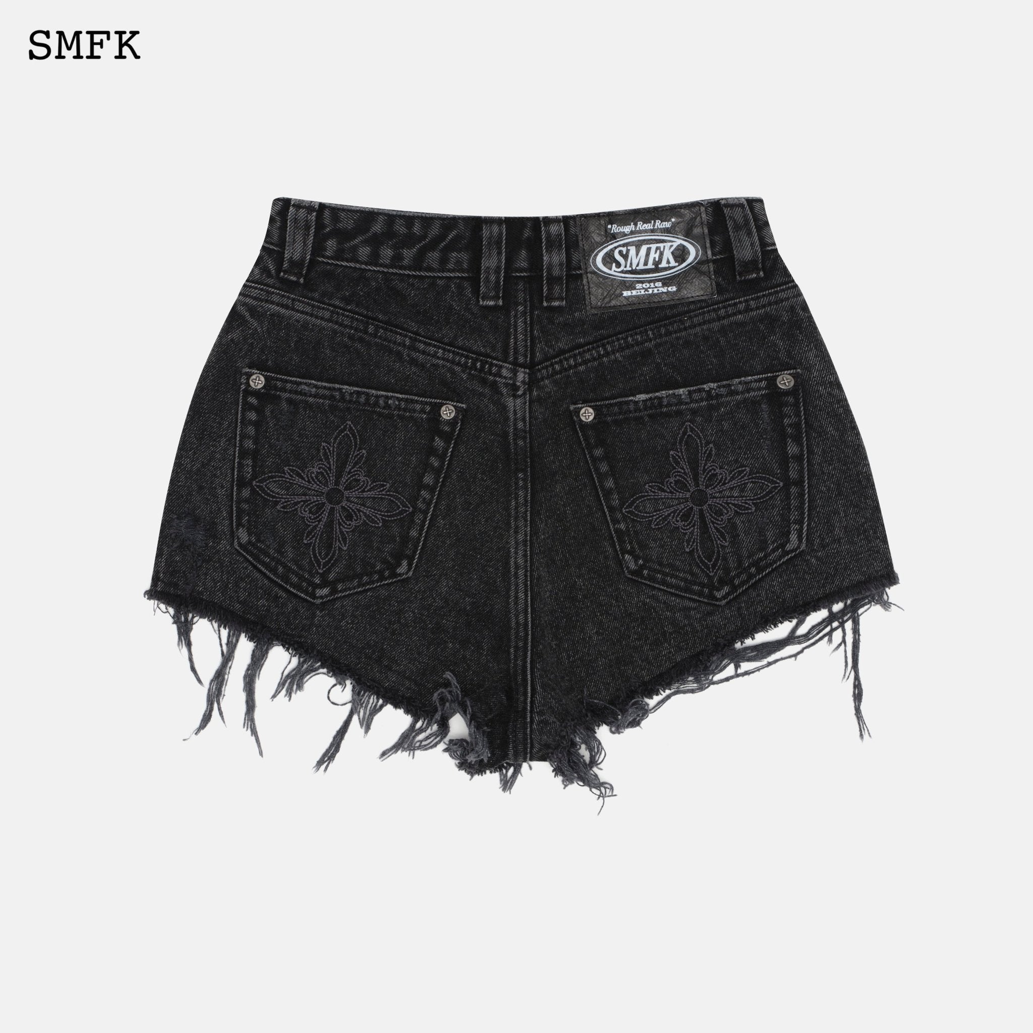 SMFK Wilderness Rock Black Short Jeans | MADA IN CHINA