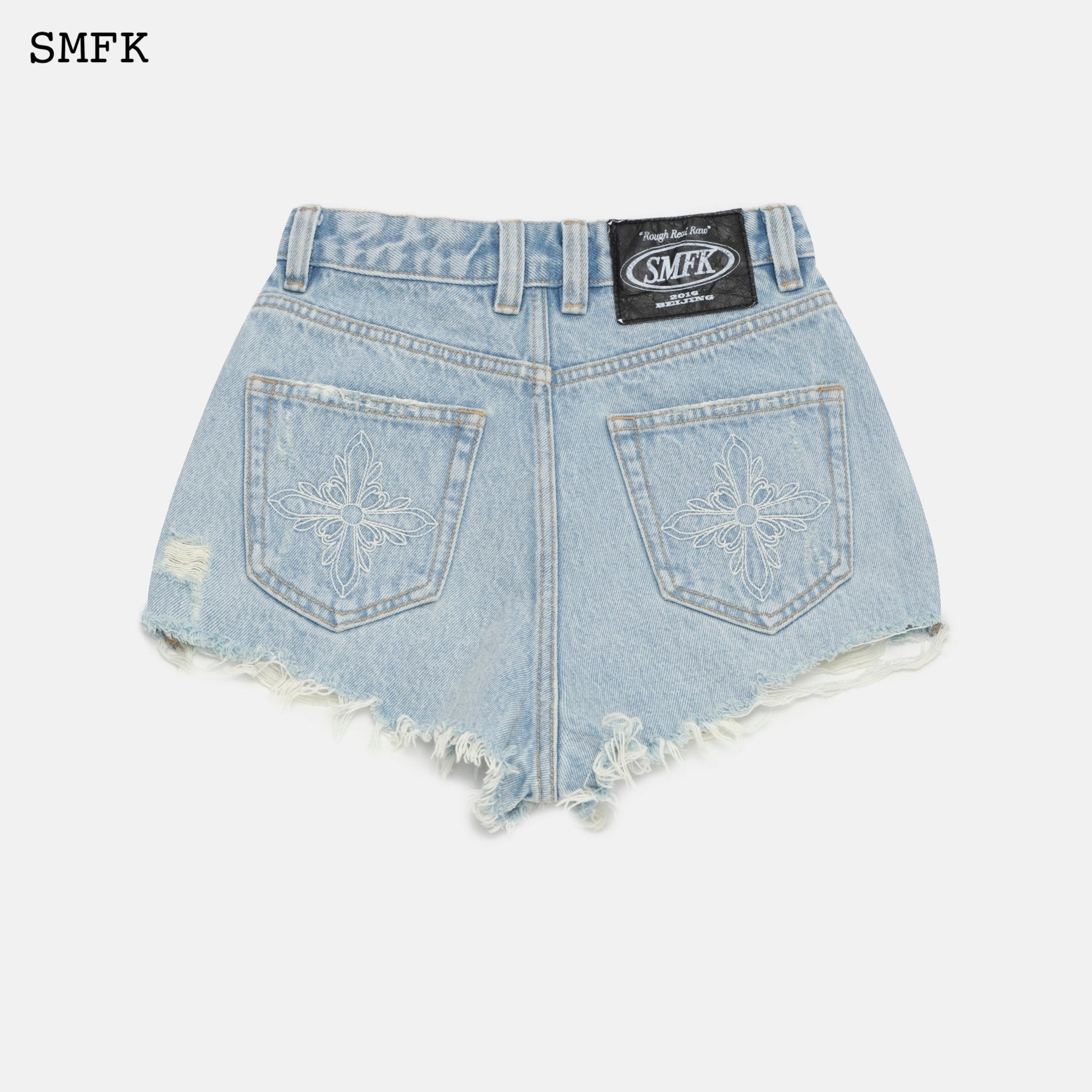 SMFK Wilderness Rock Blue Short Jeans | MADA IN CHINA