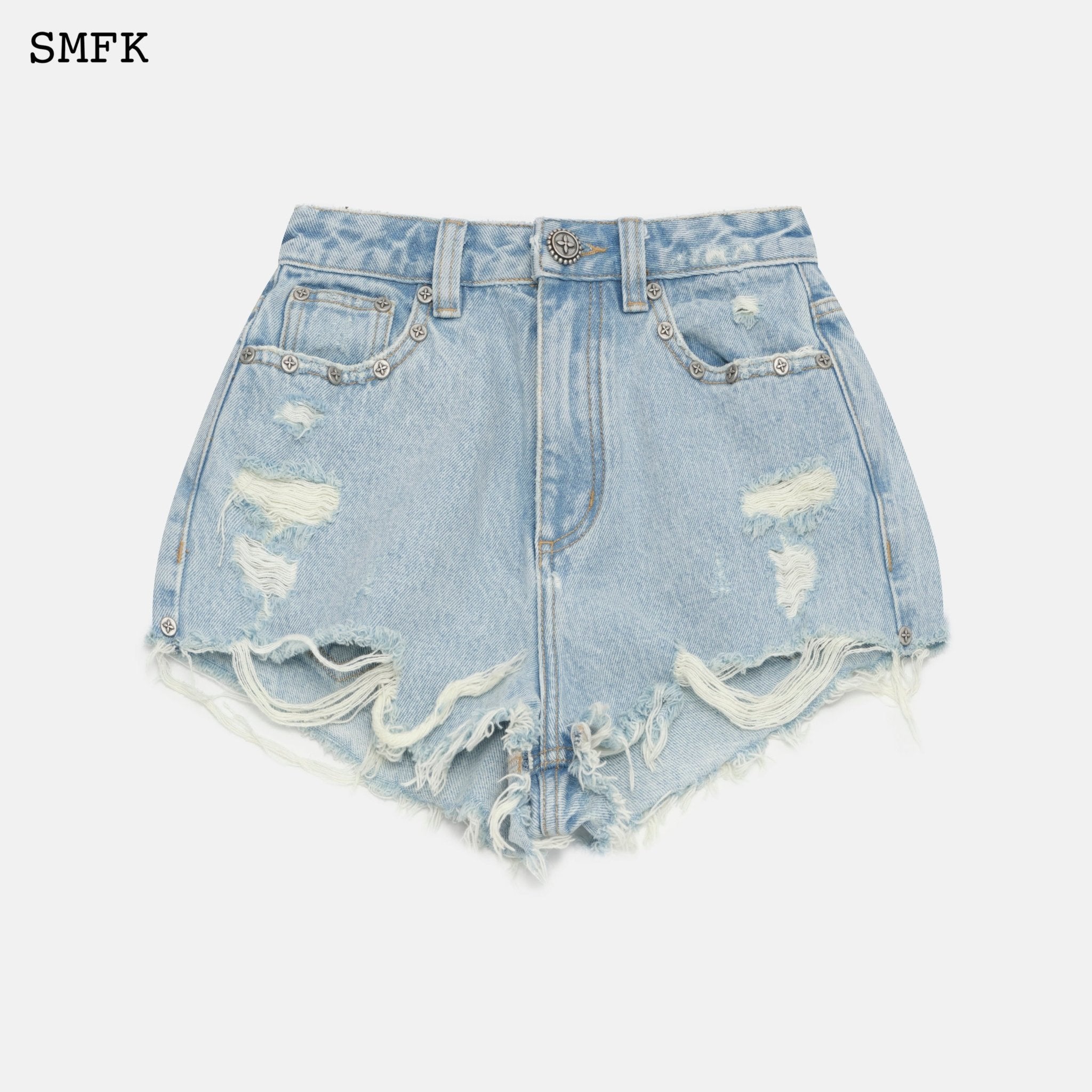 SMFK Wilderness Rock Blue Short Jeans | MADA IN CHINA