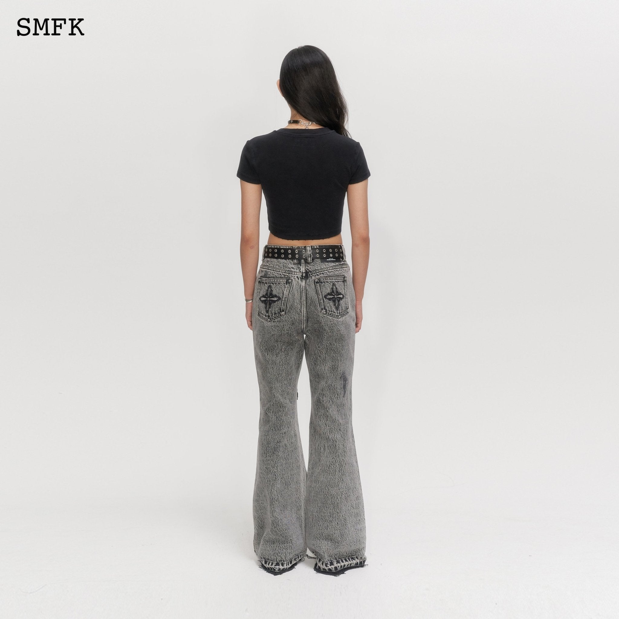 SMFK Wilderness Wandering Mermaid Light Grey Jeans | MADA IN CHINA