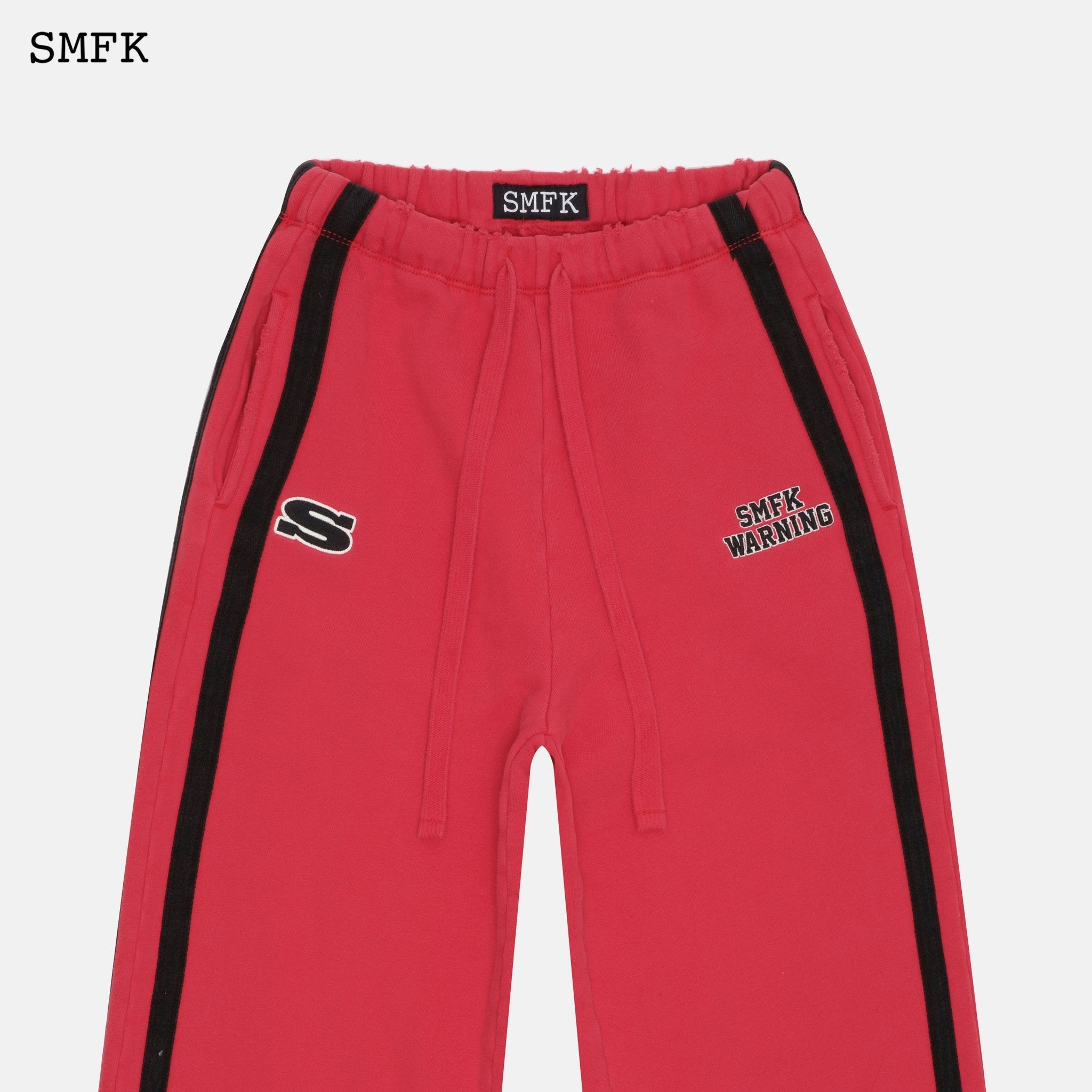 SMFK Wilderness Wandering Red Sport Pants | MADA IN CHINA