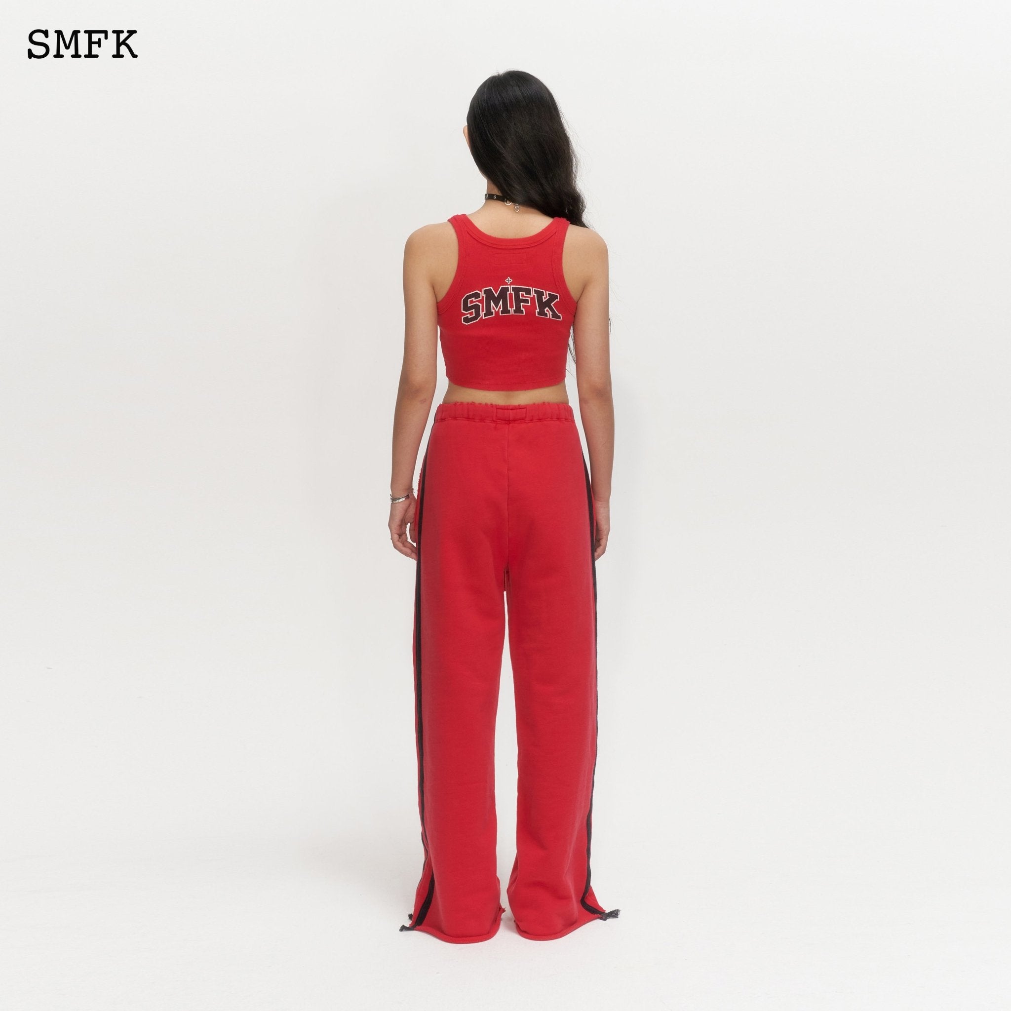 SMFK Wilderness Wandering Red Sport Pants | MADA IN CHINA