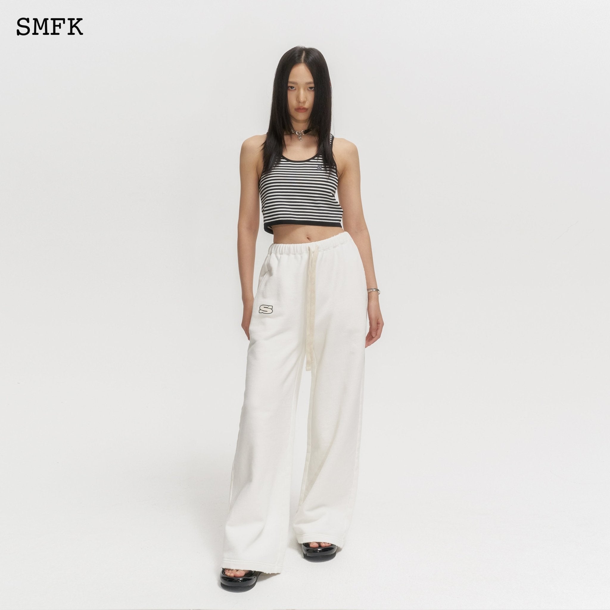 SMFK Wilderness Wandering White Sport Pants | MADA IN CHINA