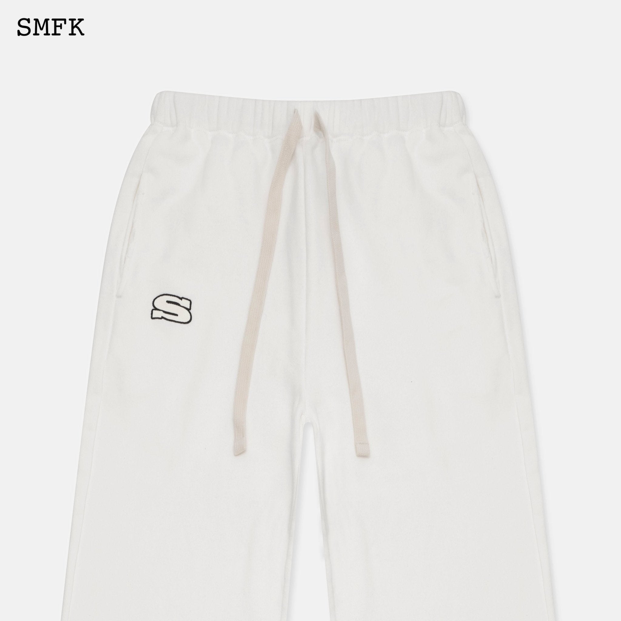 SMFK Wilderness Wandering White Sport Pants | MADA IN CHINA