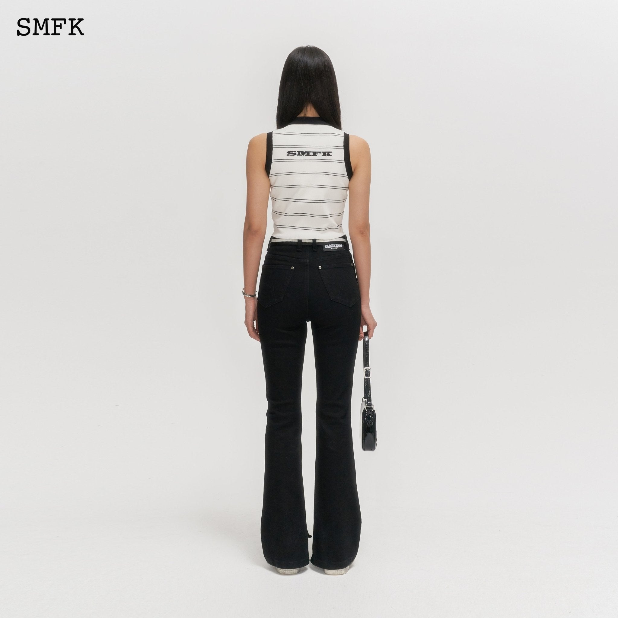 SMFK Wilderness White Stripe Polo Vest | MADA IN CHINA