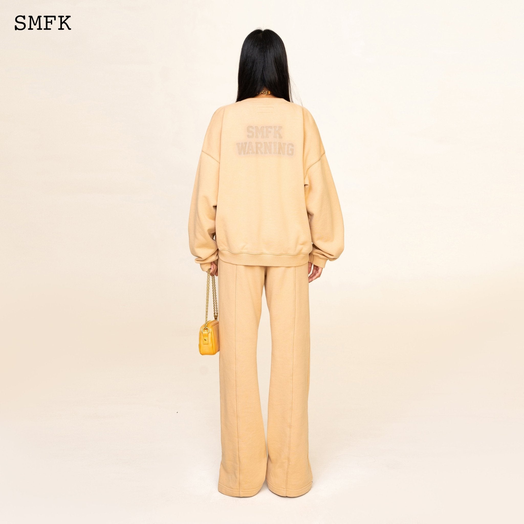 SMFK WildWolrd Desert Camping Oversize Hoodie In Wheat | MADA IN CHINA