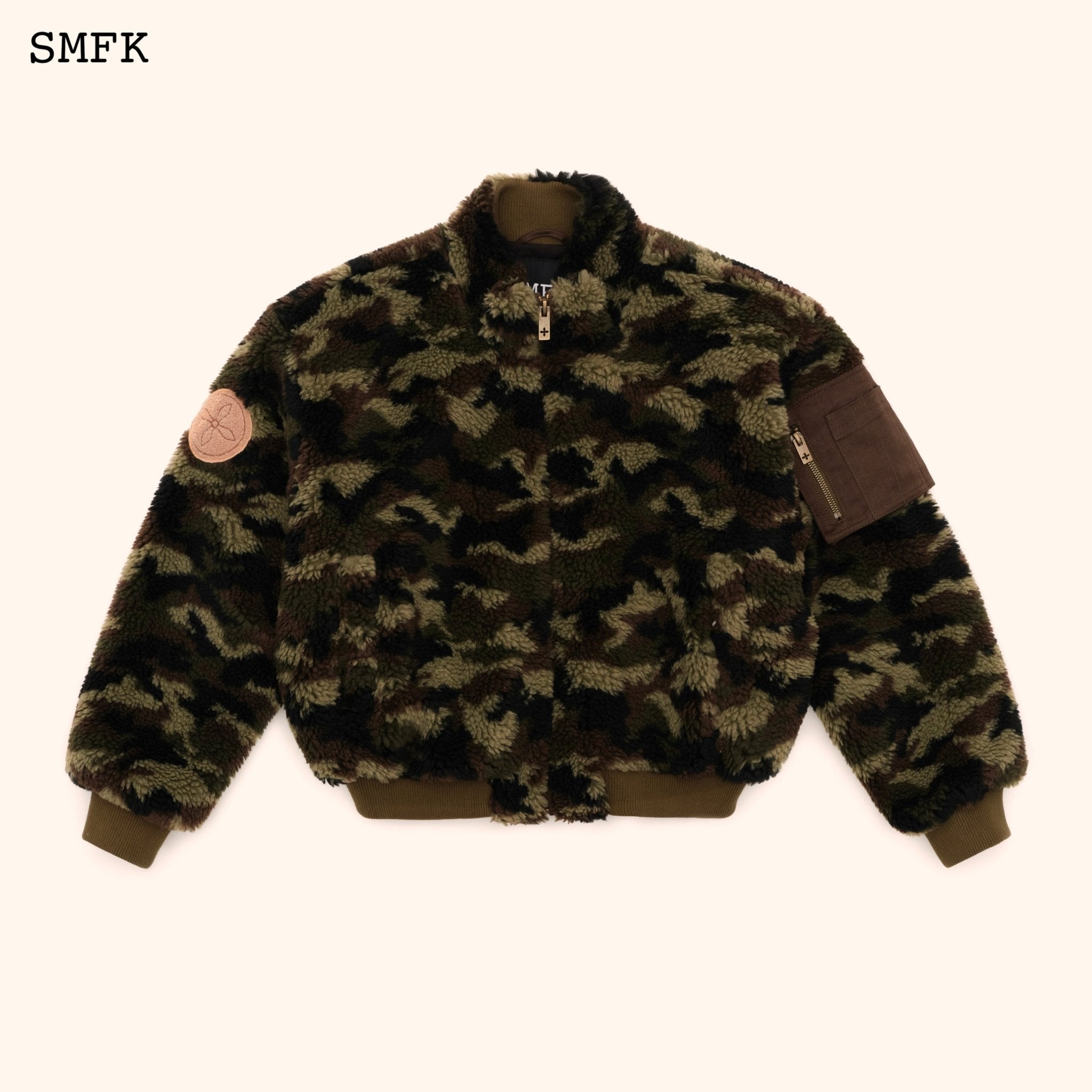 SMFK WildWorld Adventure Camouflage Stand Collar Jacket | MADA IN CHINA