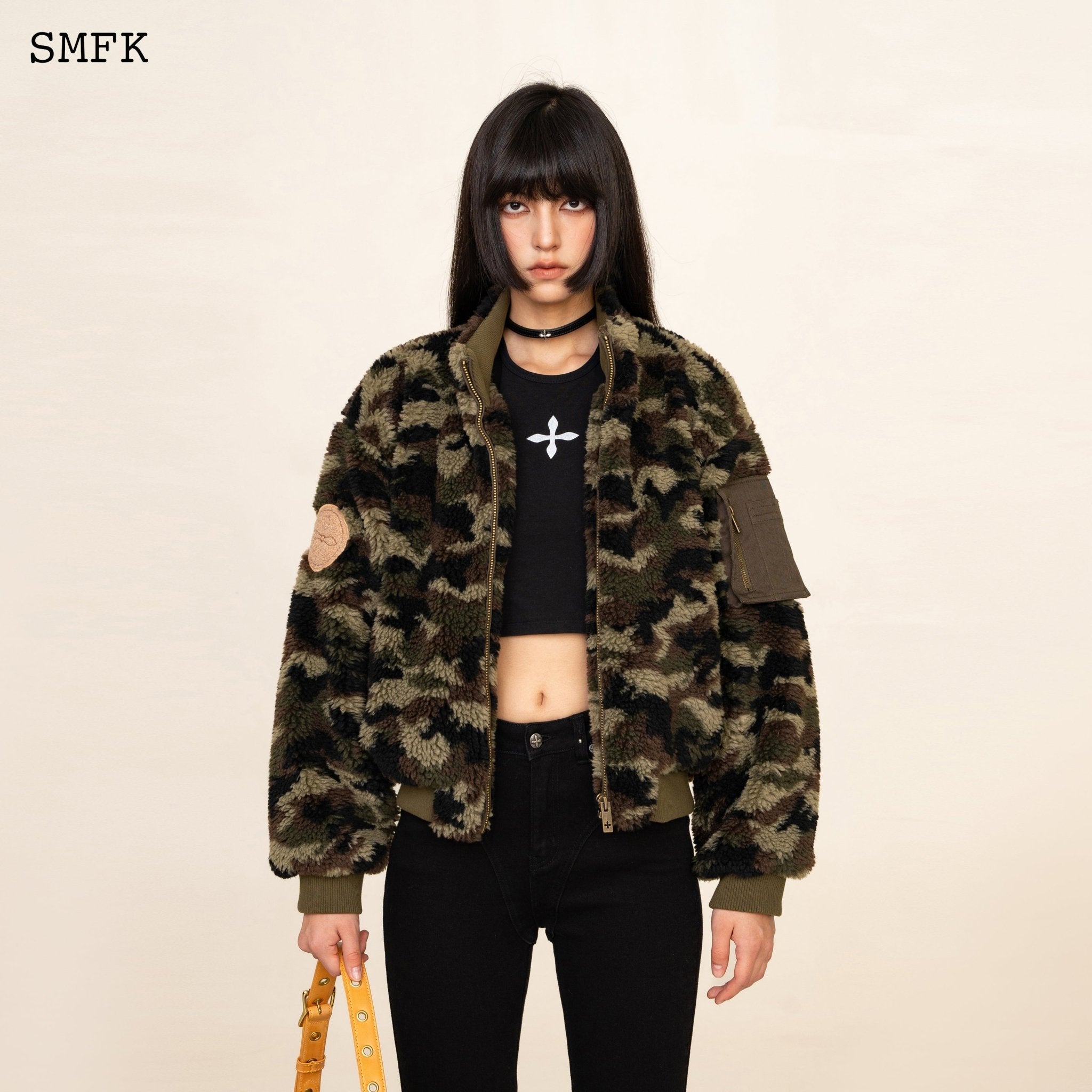 SMFK WildWorld Adventure Camouflage Stand Collar Jacket | MADA IN CHINA