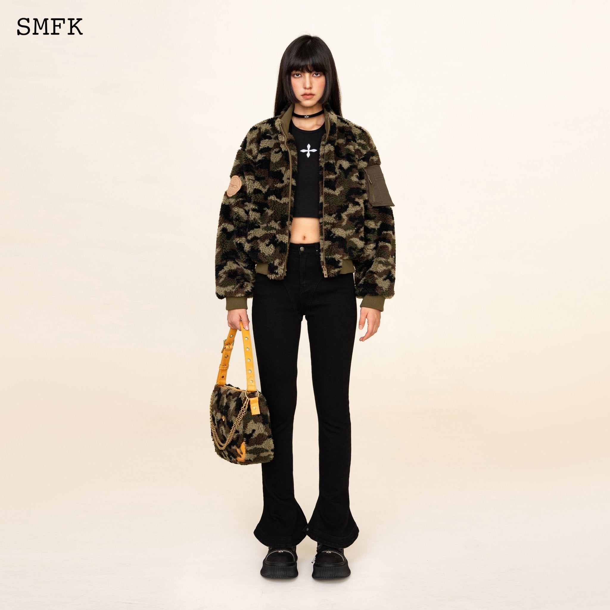 SMFK WildWorld Adventure Camouflage Stand Collar Jacket | MADA IN CHINA