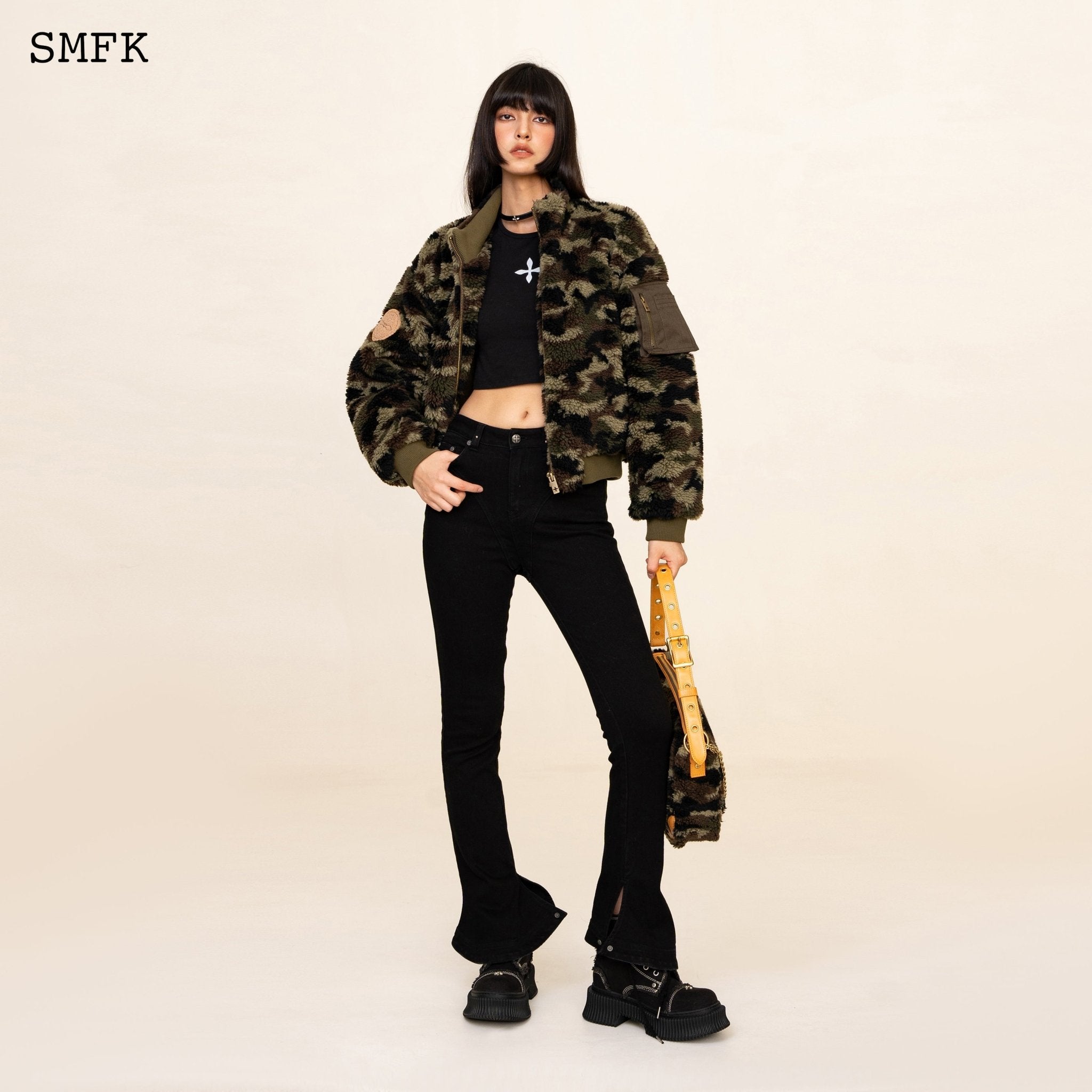 SMFK WildWorld Adventure Camouflage Stand Collar Jacket | MADA IN CHINA