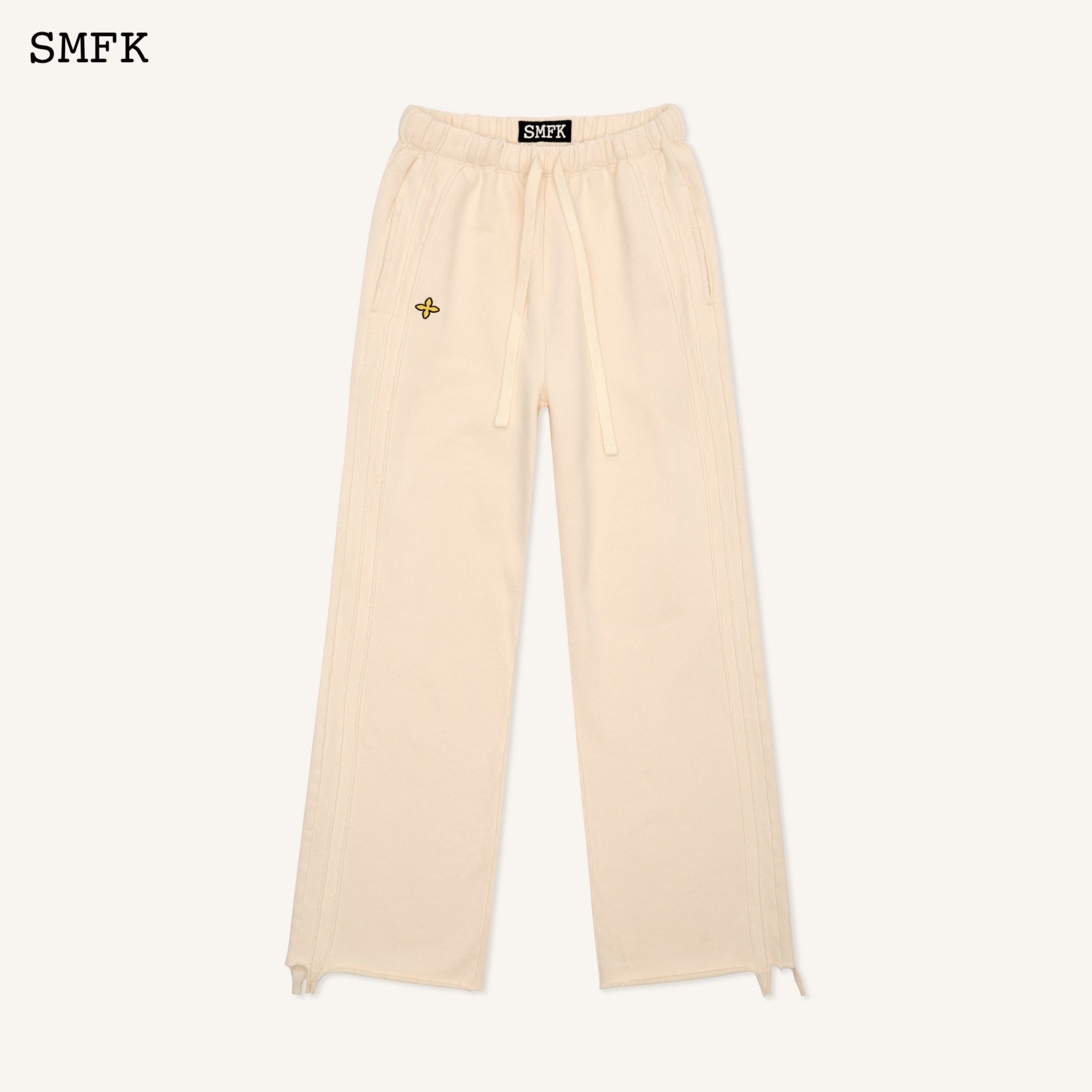 SMFK WildWorld Cream Sweatpants Culottes | MADA IN CHINA