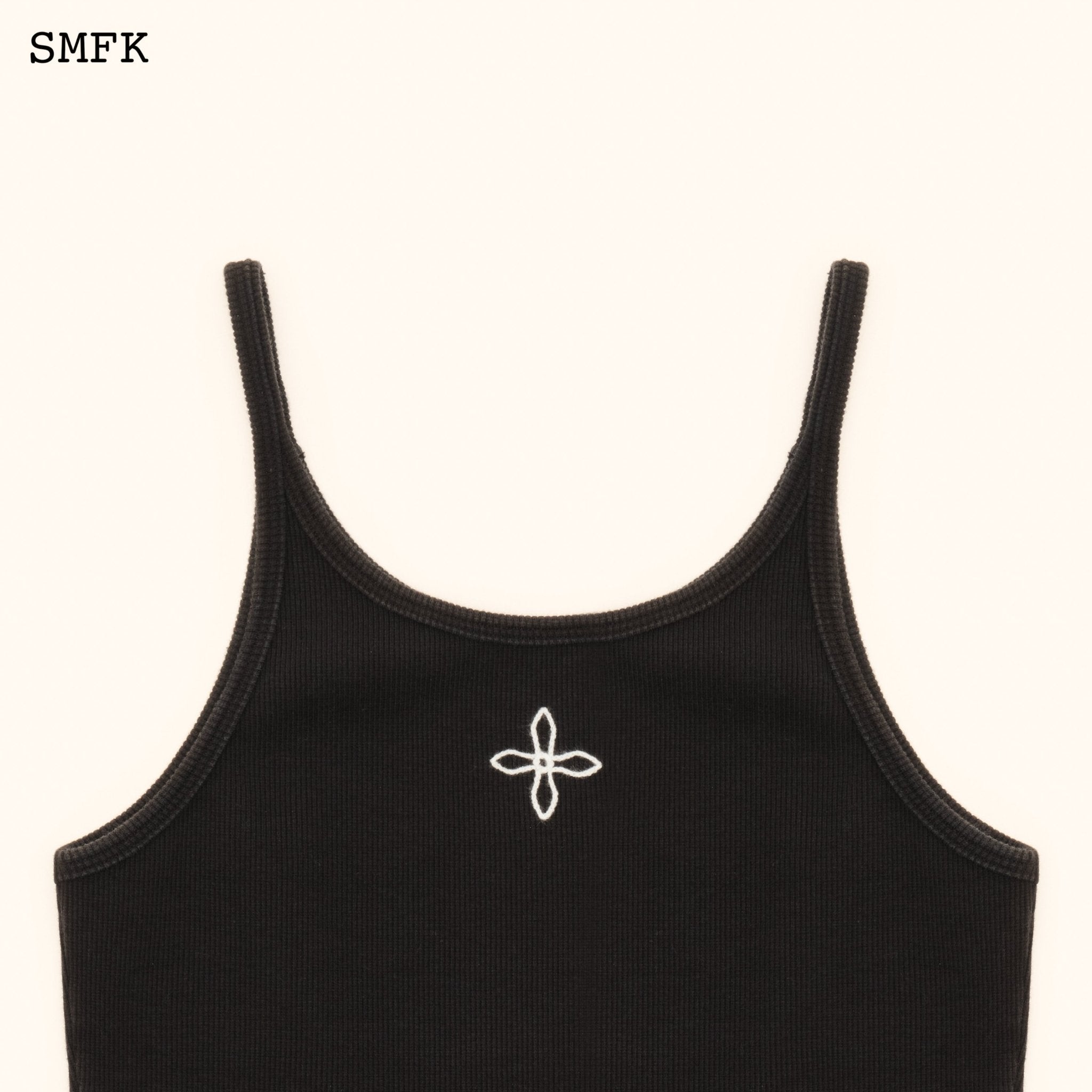 SMFK WildWorld Cross Sporty Vest Top In Black | MADA IN CHINA