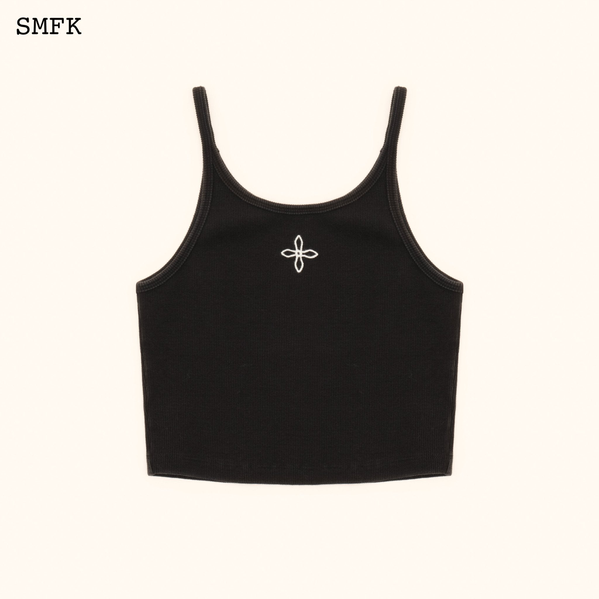 SMFK WildWorld Cross Sporty Vest Top In Black | MADA IN CHINA