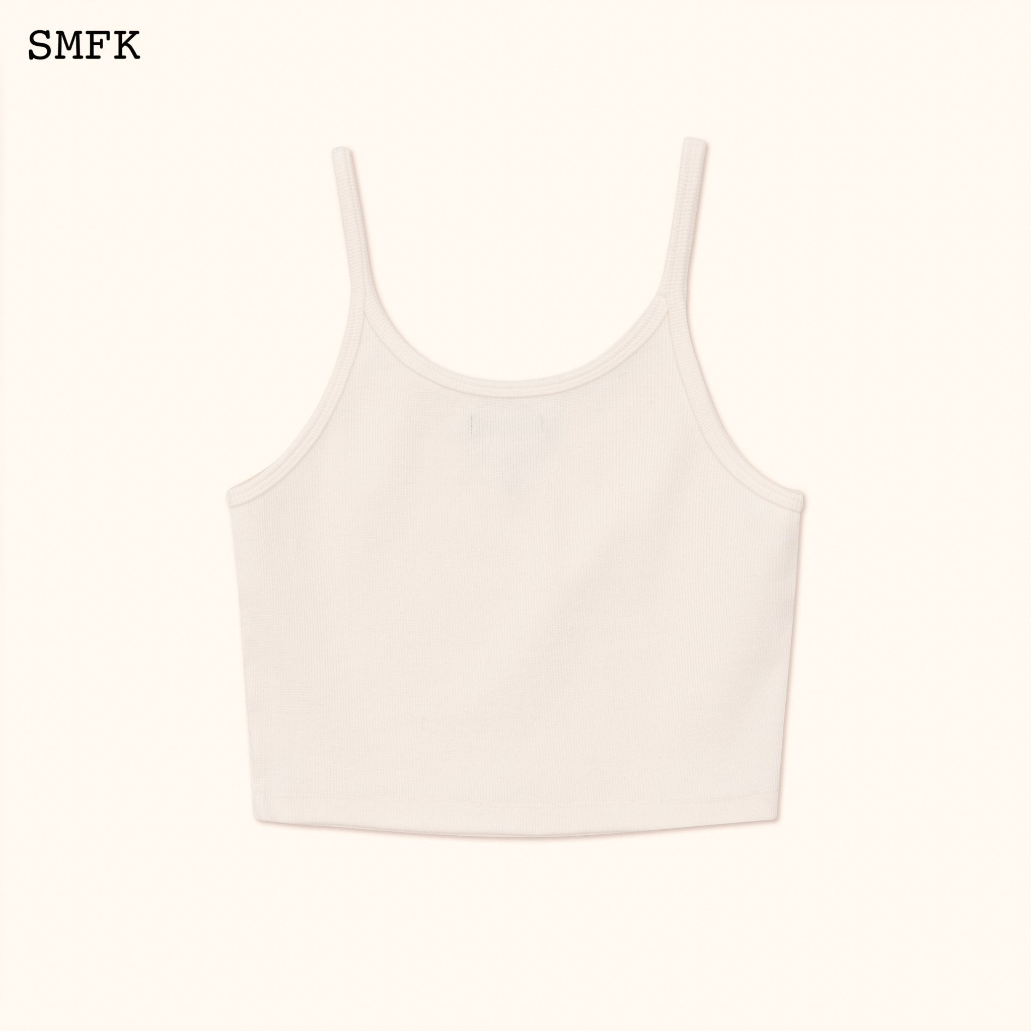 SMFK WildWorld Cross Sporty Vest Top In White | MADA IN CHINA