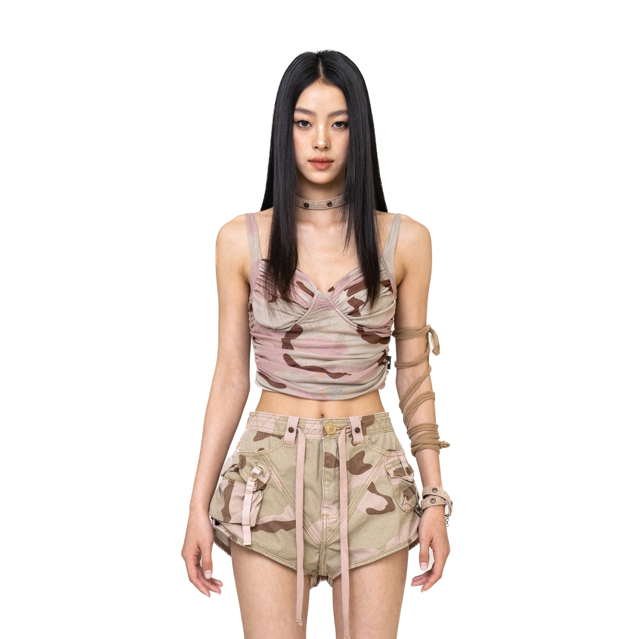 SMFK WildWorld Desert Camouflage Gown Style Vest | MADA IN CHINA