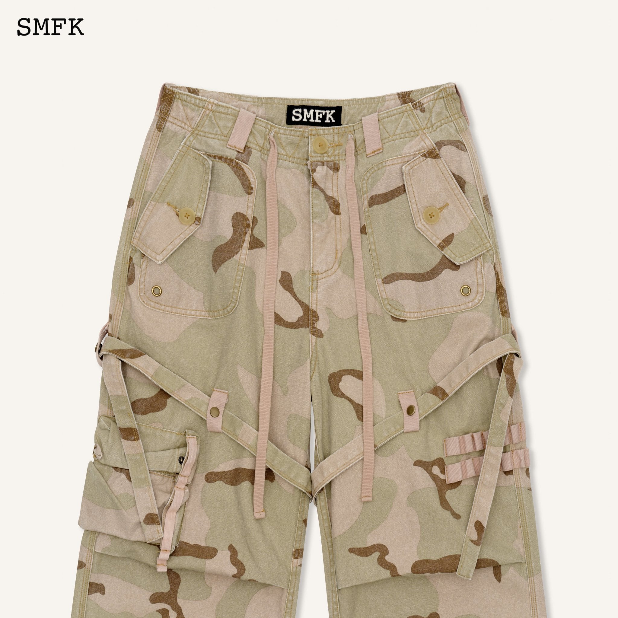 SMFK WildWorld Desert Camouflage Paratrooper Pants | MADA IN CHINA