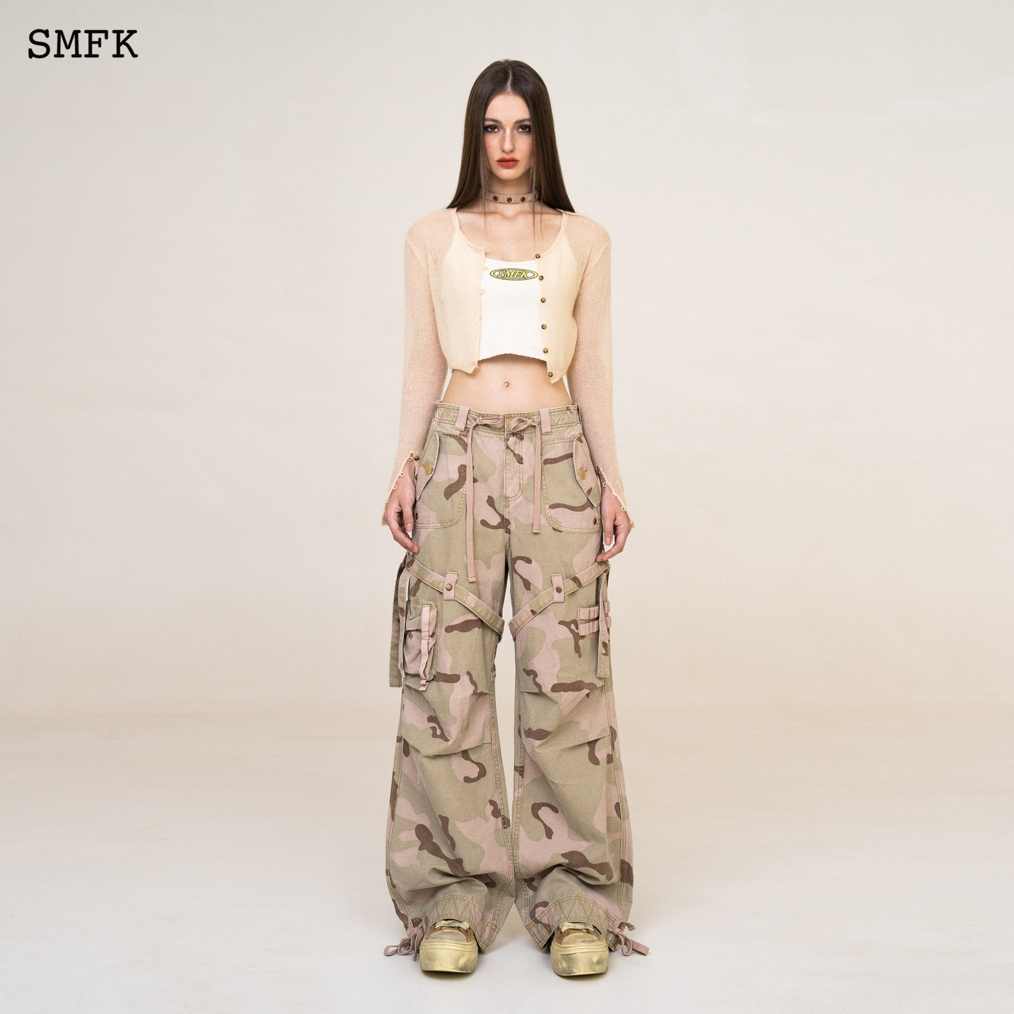 SMFK WildWorld Desert Camouflage Paratrooper Pants | MADA IN CHINA