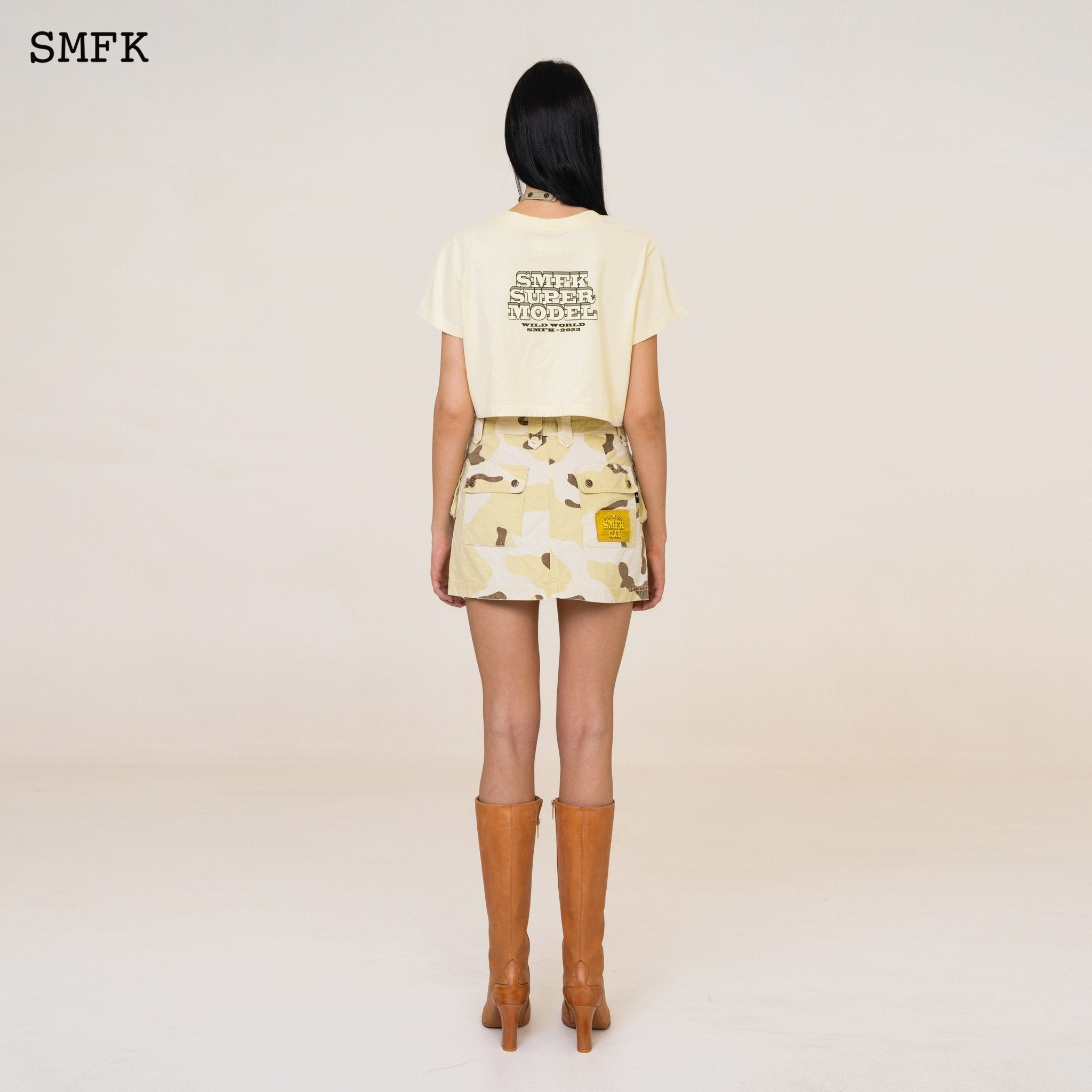 SMFK WildWorld Desert Camouflage Stray Mini Skirt | MADA IN CHINA