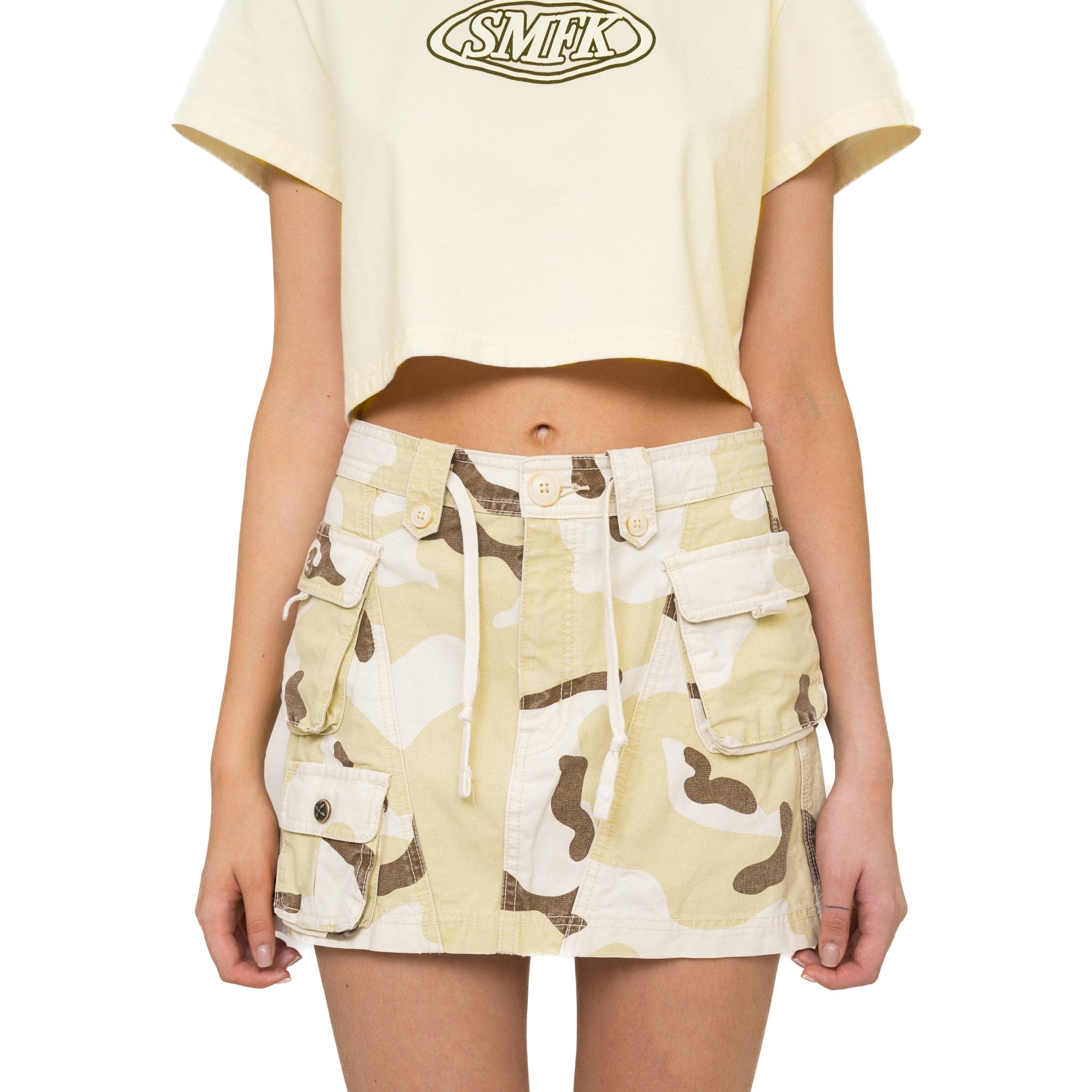 SMFK WildWorld Desert Camouflage Stray Mini Skirt | MADA IN CHINA