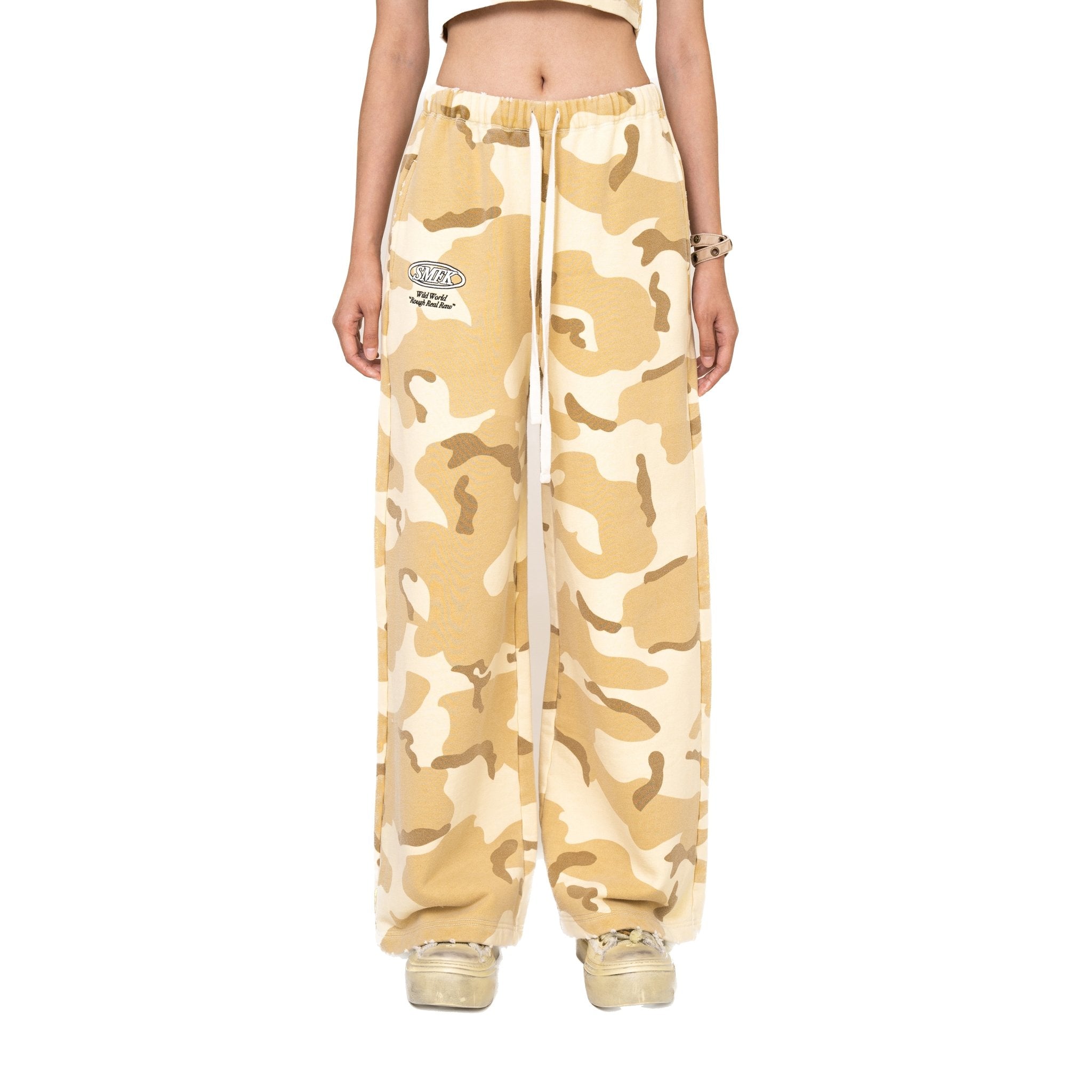 SMFK WildWorld Desert Camouflage Sweatpants Culottes | MADA IN CHINA