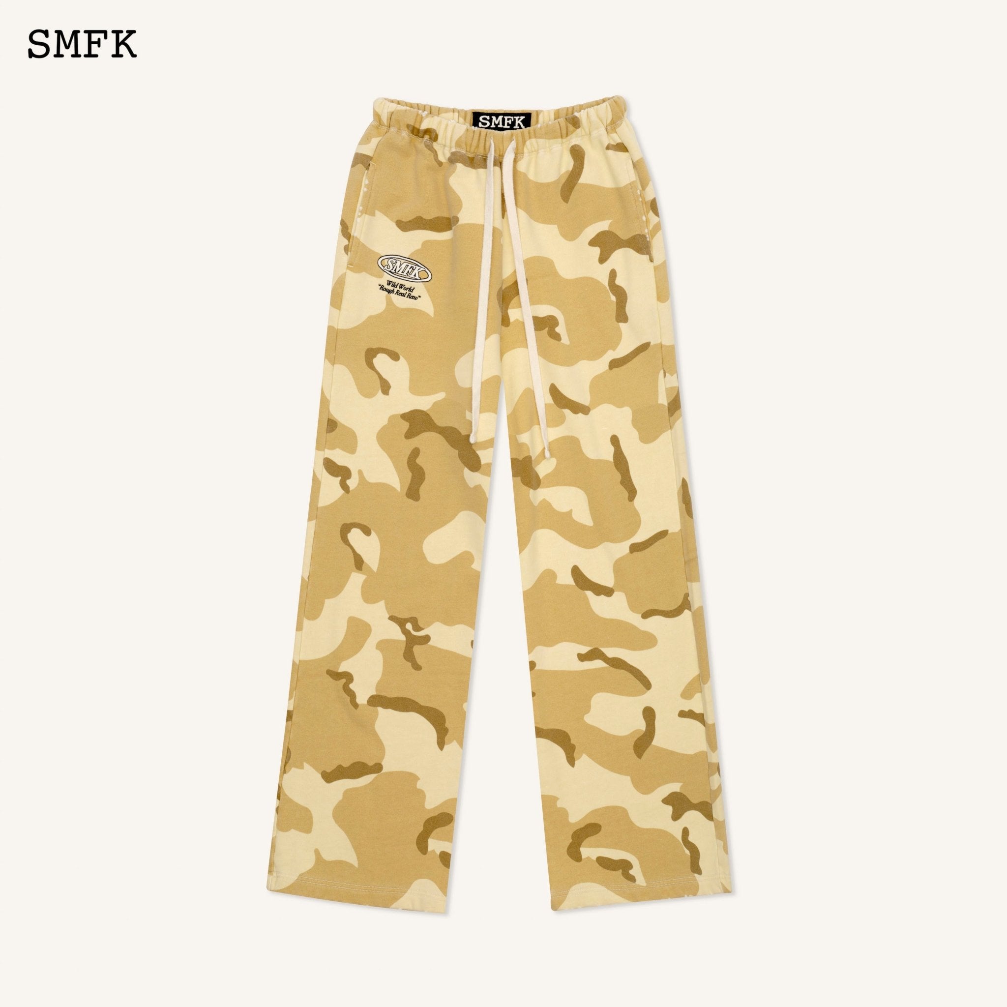 SMFK WildWorld Desert Camouflage Sweatpants Culottes | MADA IN CHINA