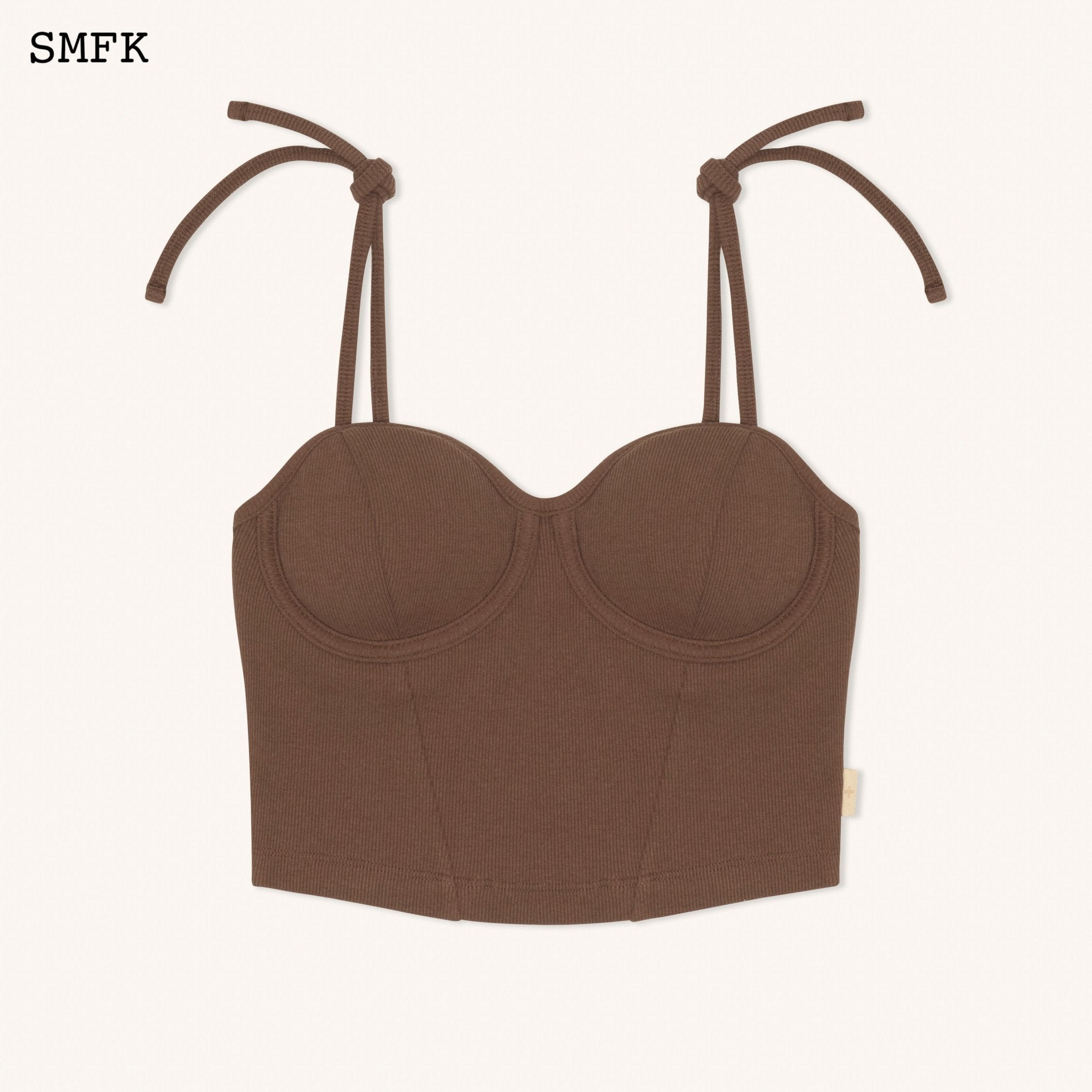 SMFK WildWorld Desert Tactic Tube Top In Brown | MADA IN CHINA