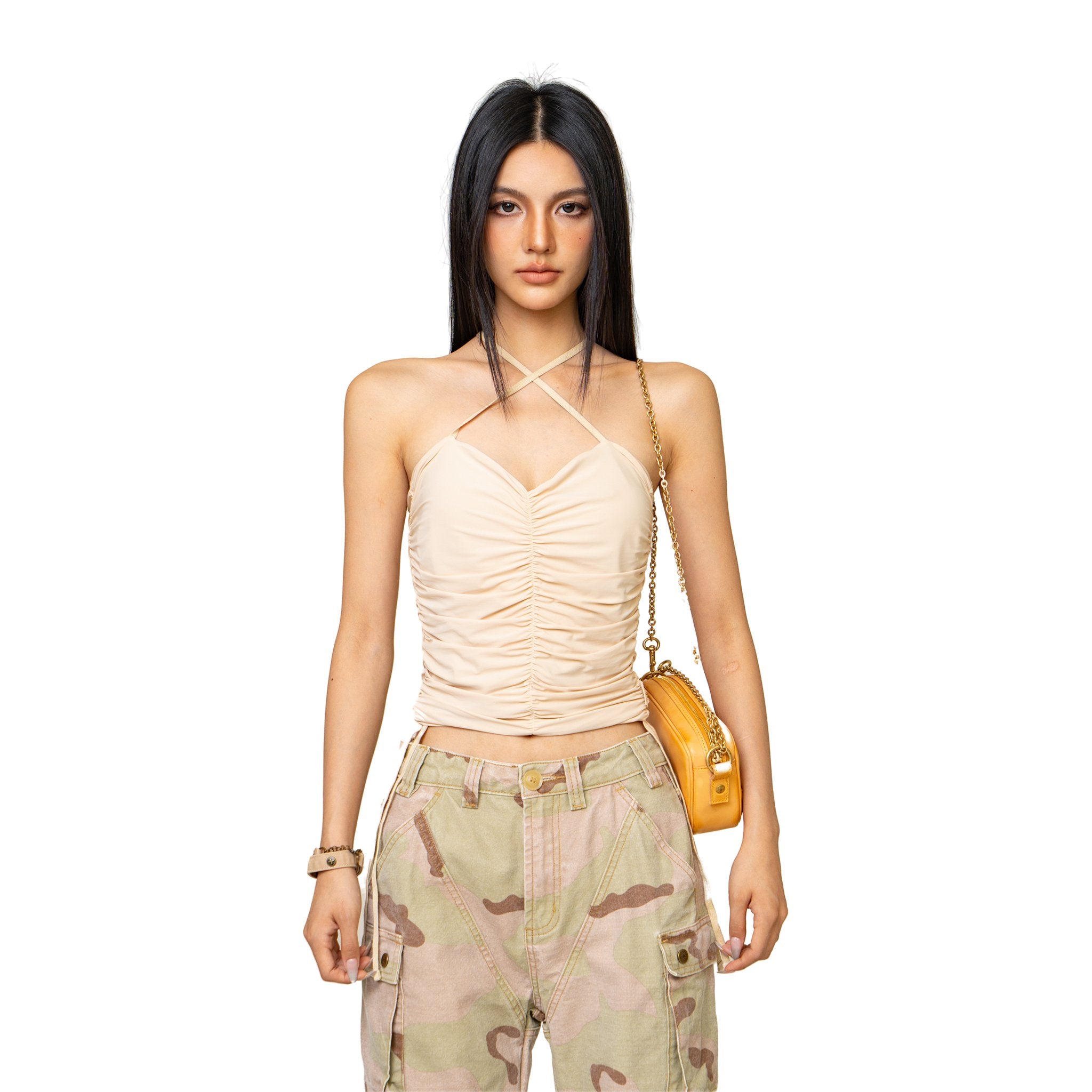 SMFK WildWorld Desert Viper Gauze Suspender Top | MADA IN CHINA