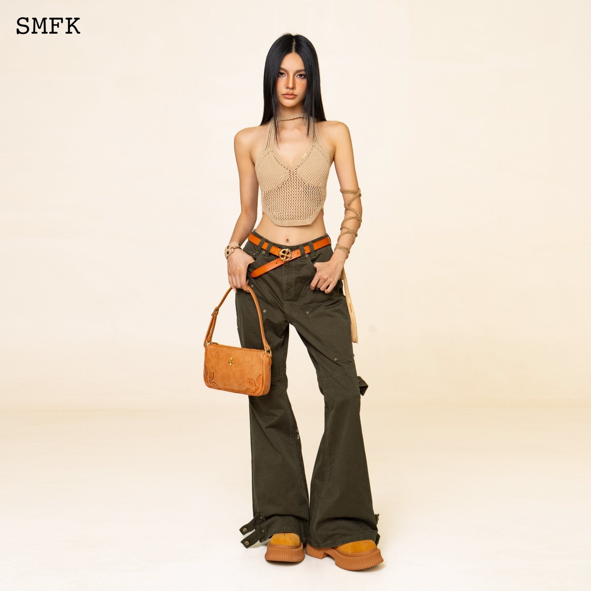 SMFK WildWorld Desert Viper Weaved Suspender Top | MADA IN CHINA