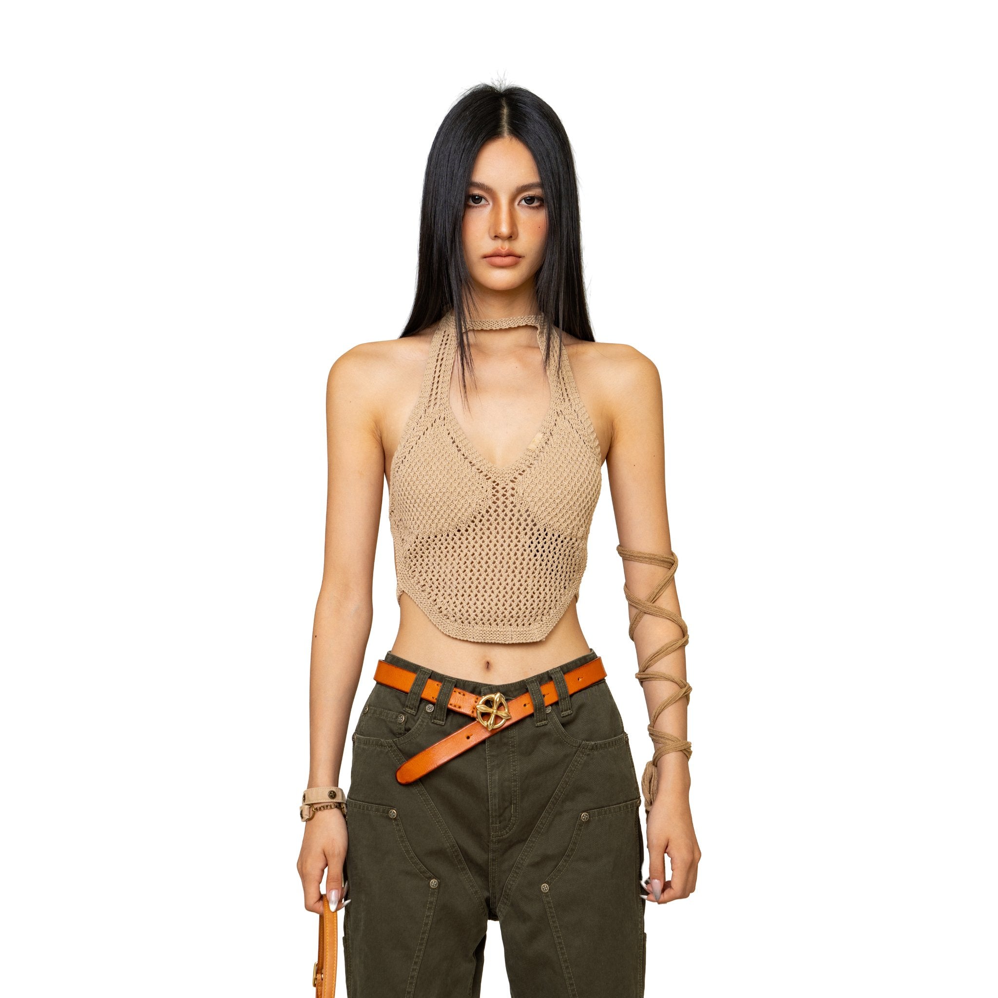 SMFK WildWorld Desert Viper Weaved Suspender Top | MADA IN CHINA