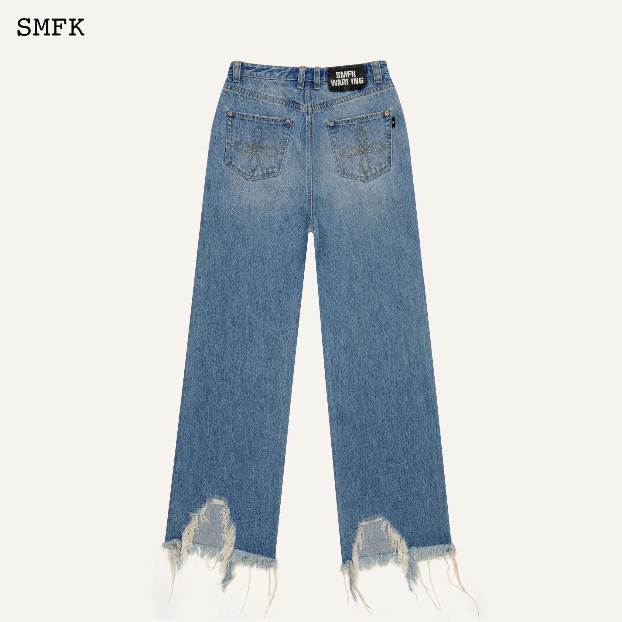 SMFK WildWorld Diamond Blue Jeans | MADA IN CHINA